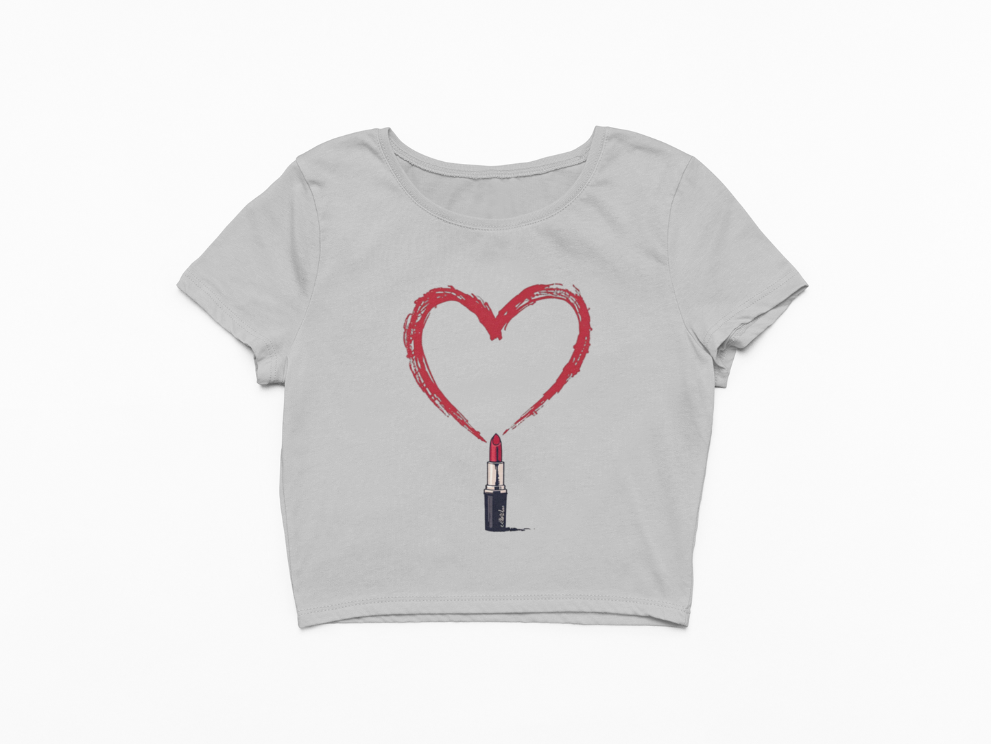 Lipstick Love Crop T-shirt
