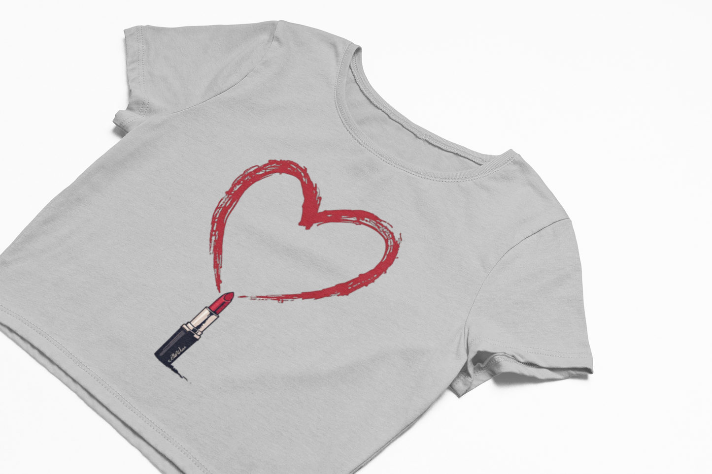 Lipstick Love Crop T-shirt