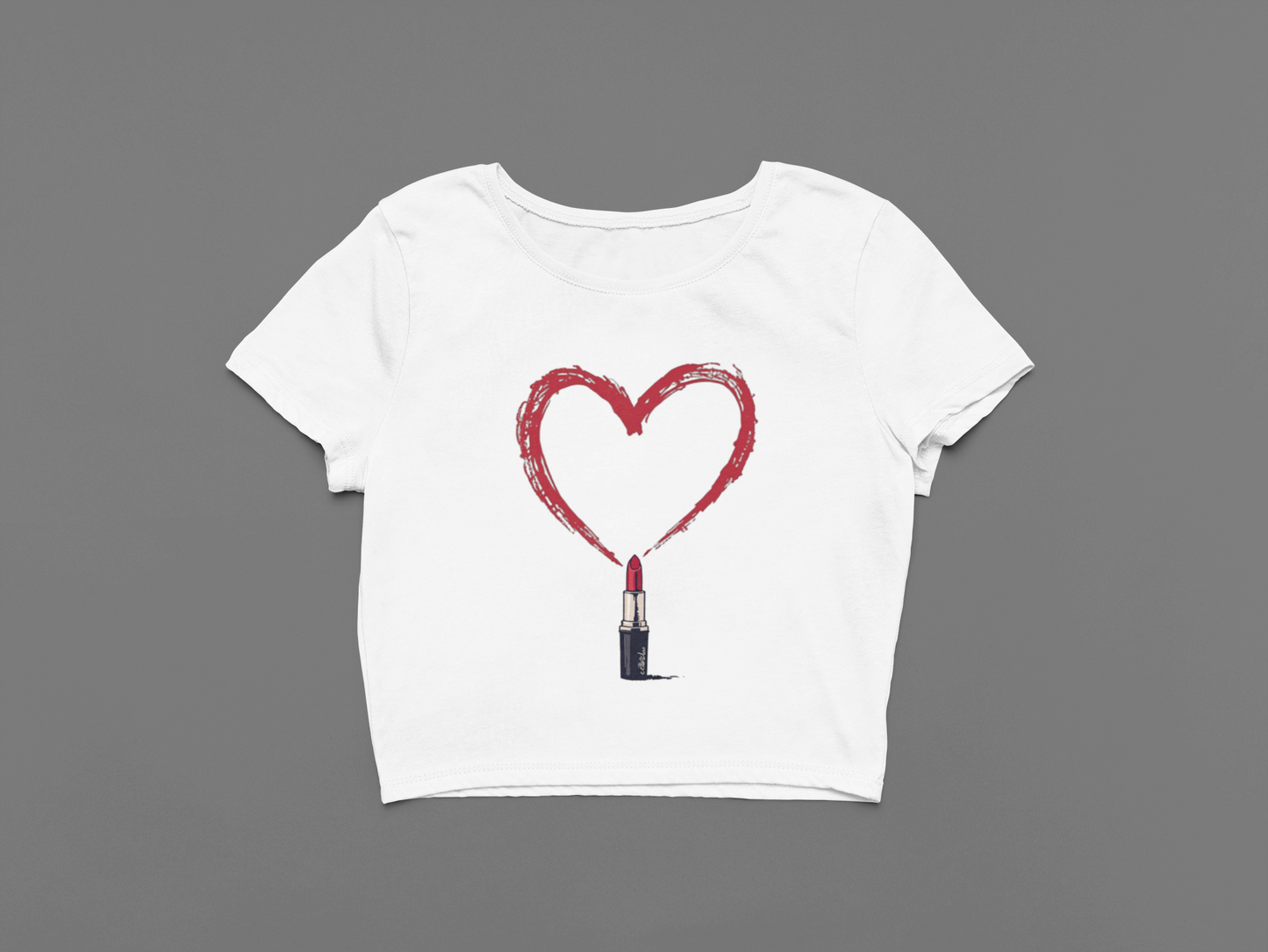 Lipstick Love Crop T-shirt