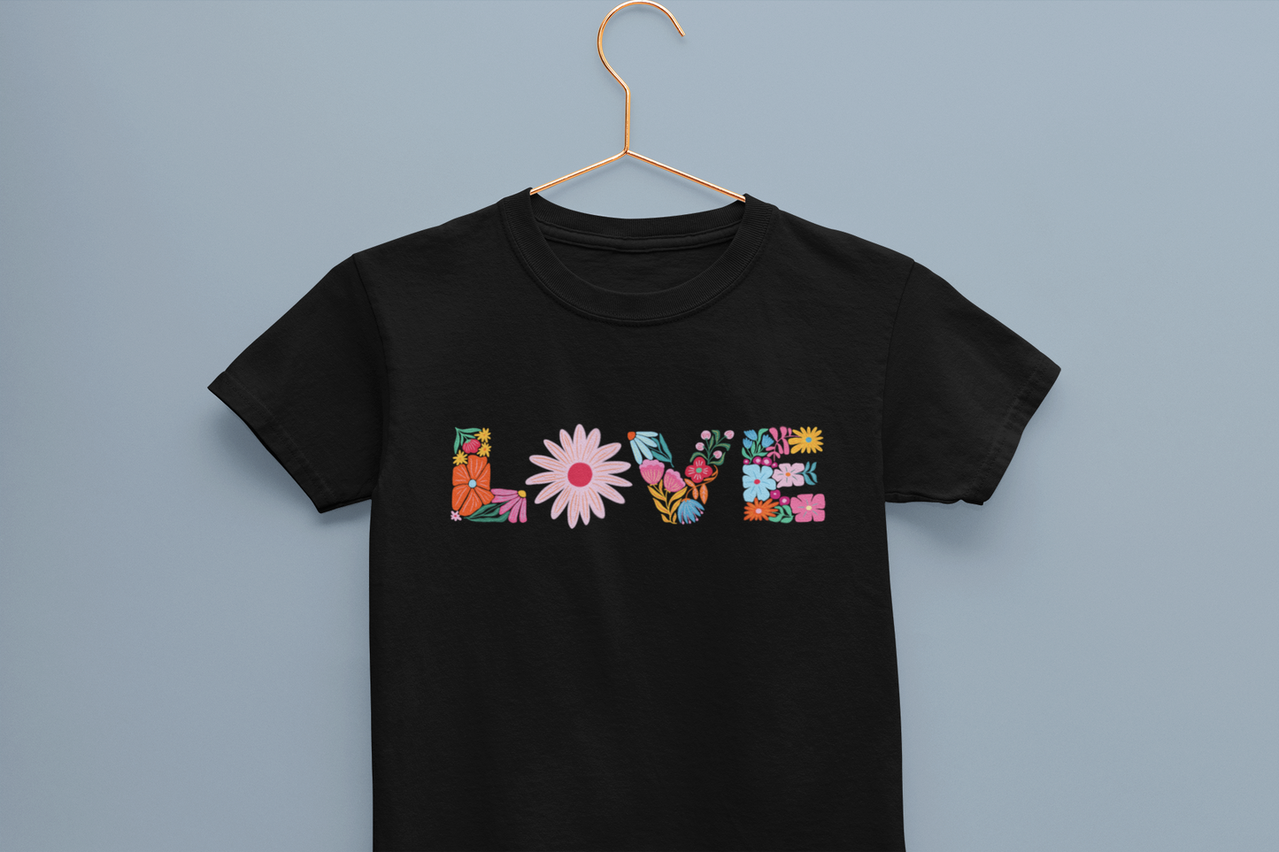 Floral Love Girl's T-shirt