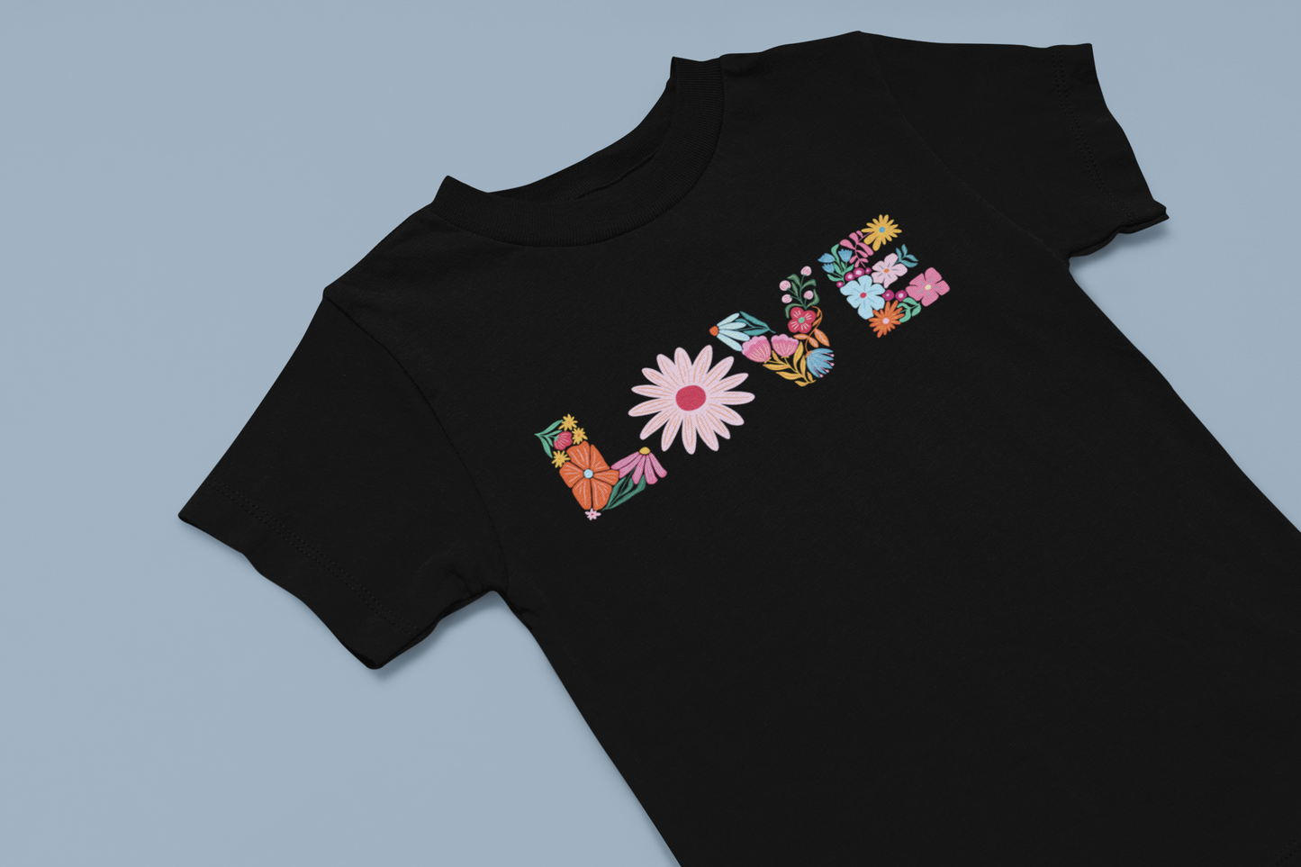 Floral Love Girl's T-shirt