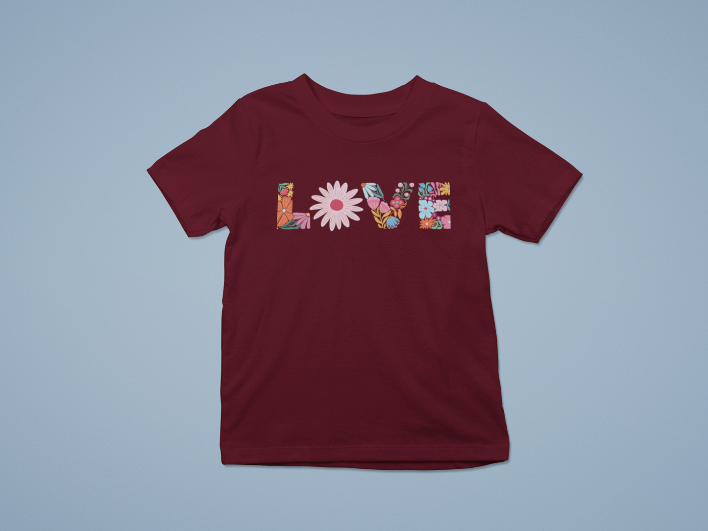 Floral Love Girl's T-shirt