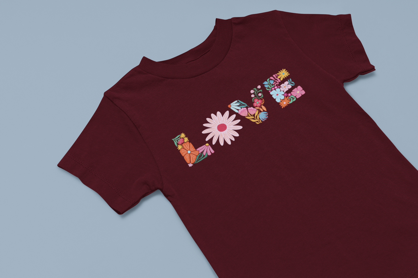 Floral Love Girl's T-shirt