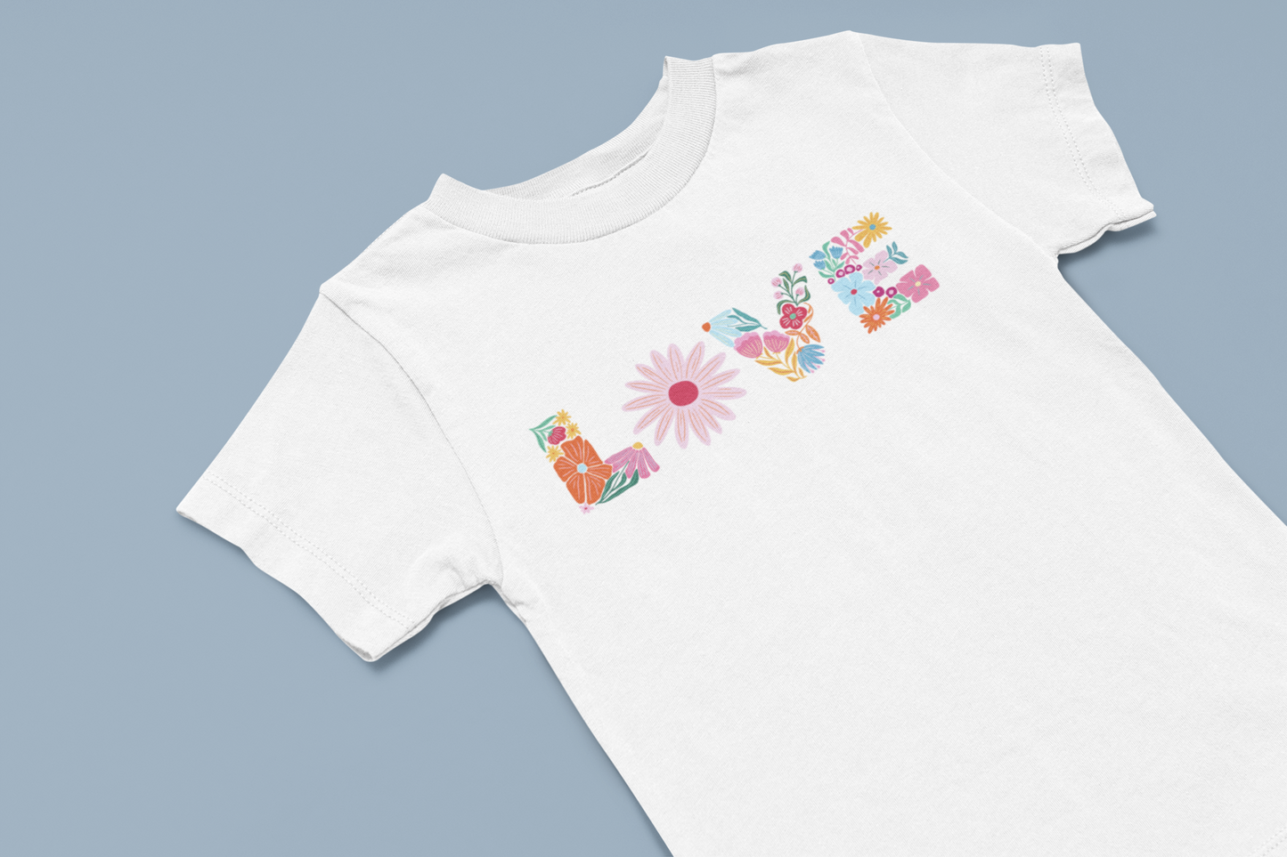 Floral Love Girl's T-shirt