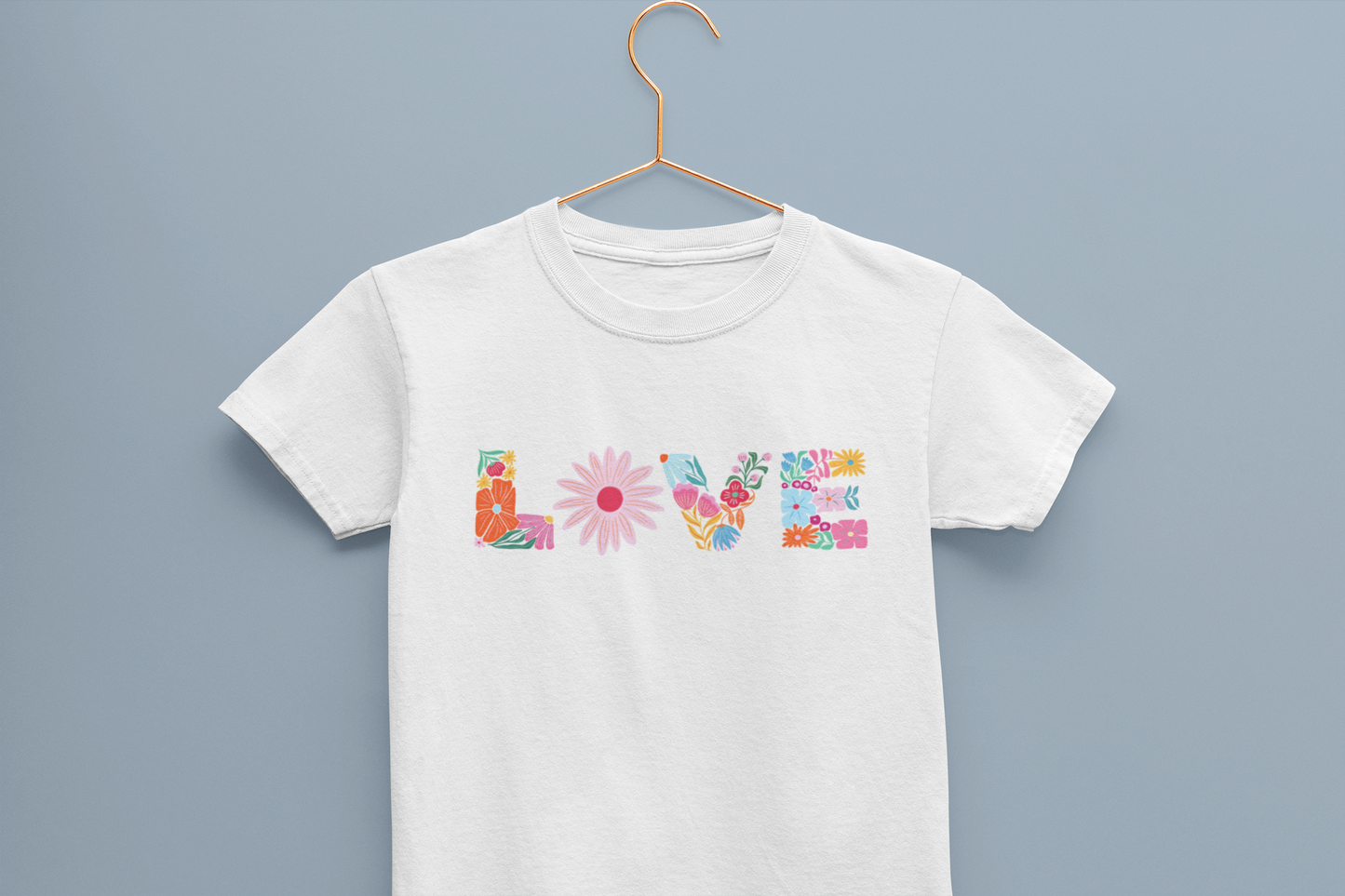 Floral Love Girl's T-shirt