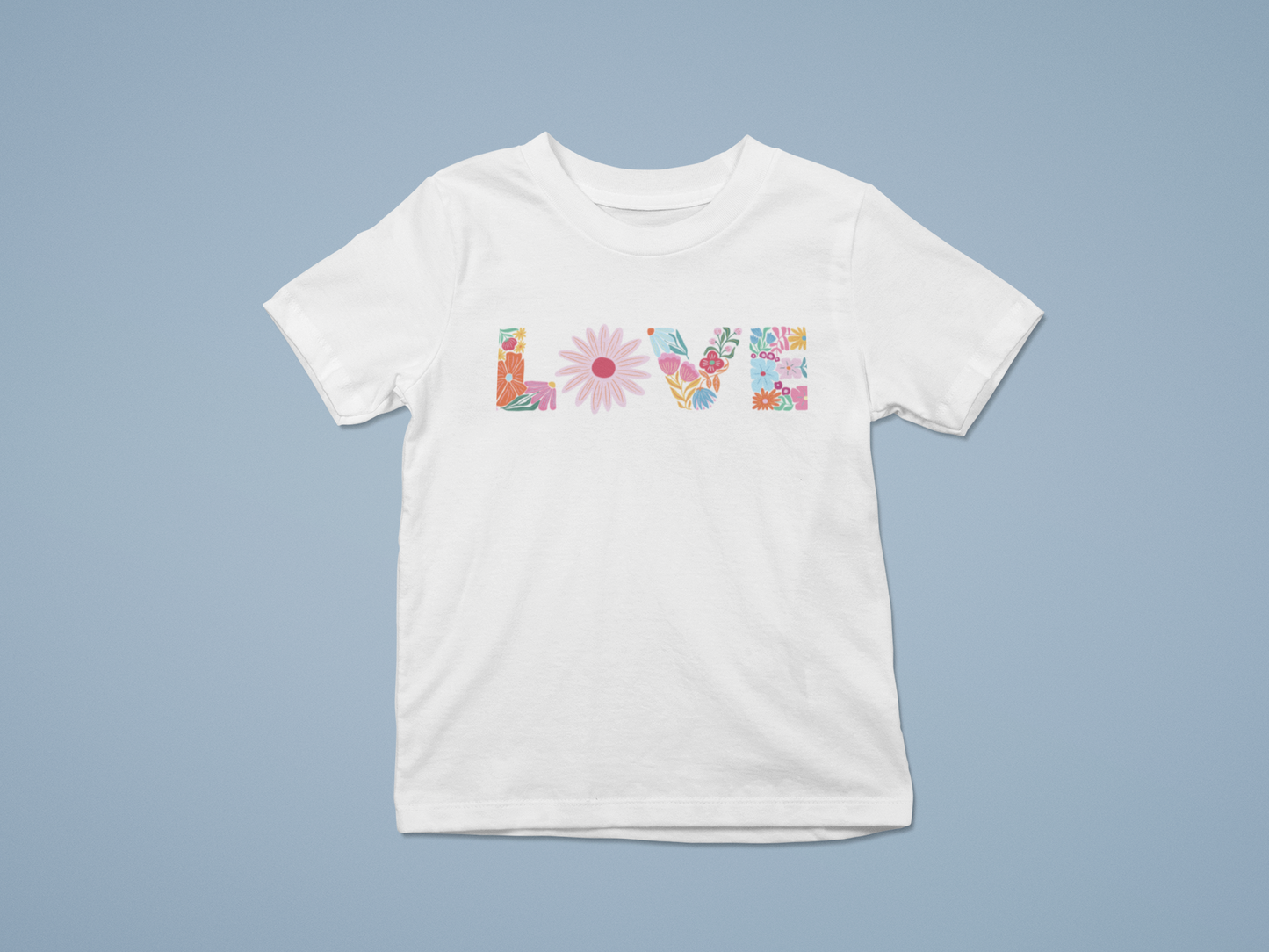 Floral Love Girl's T-shirt