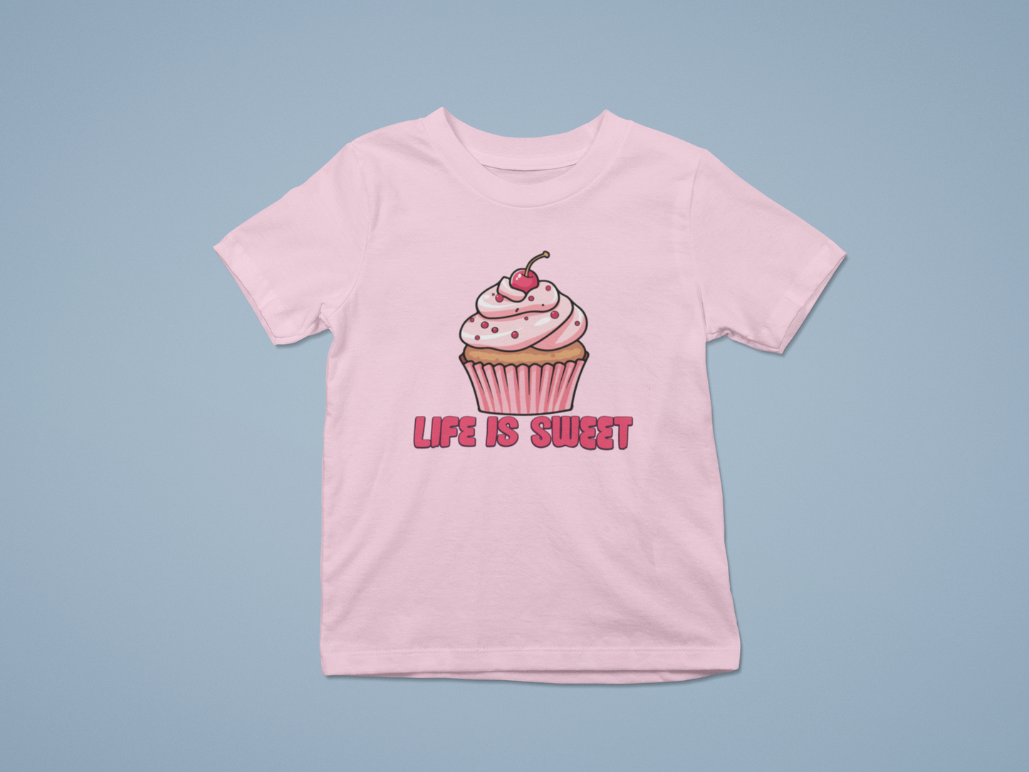 Life is sweet Cupcake Girl's T-shirt