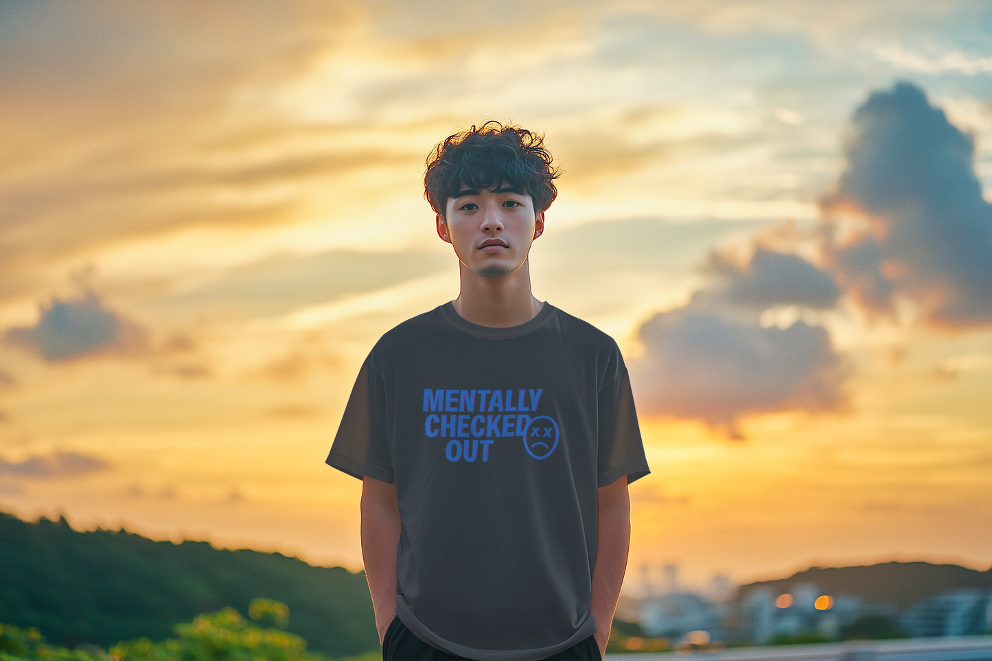 Mentally Checked Out Men T-shirt