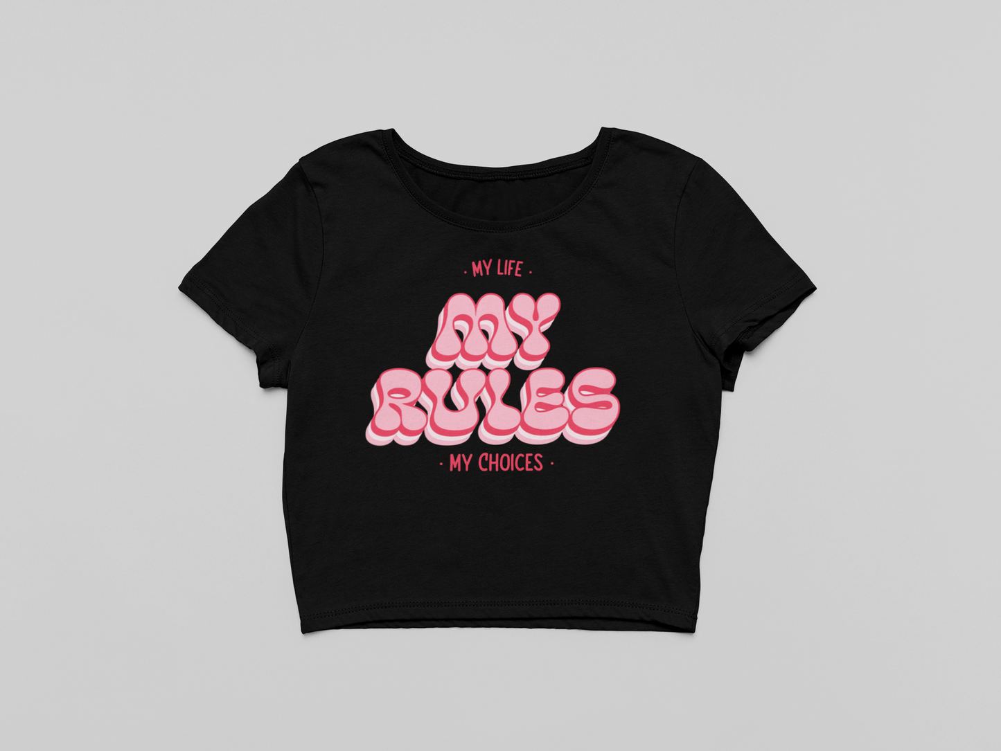My Rules Crop T-shirt
