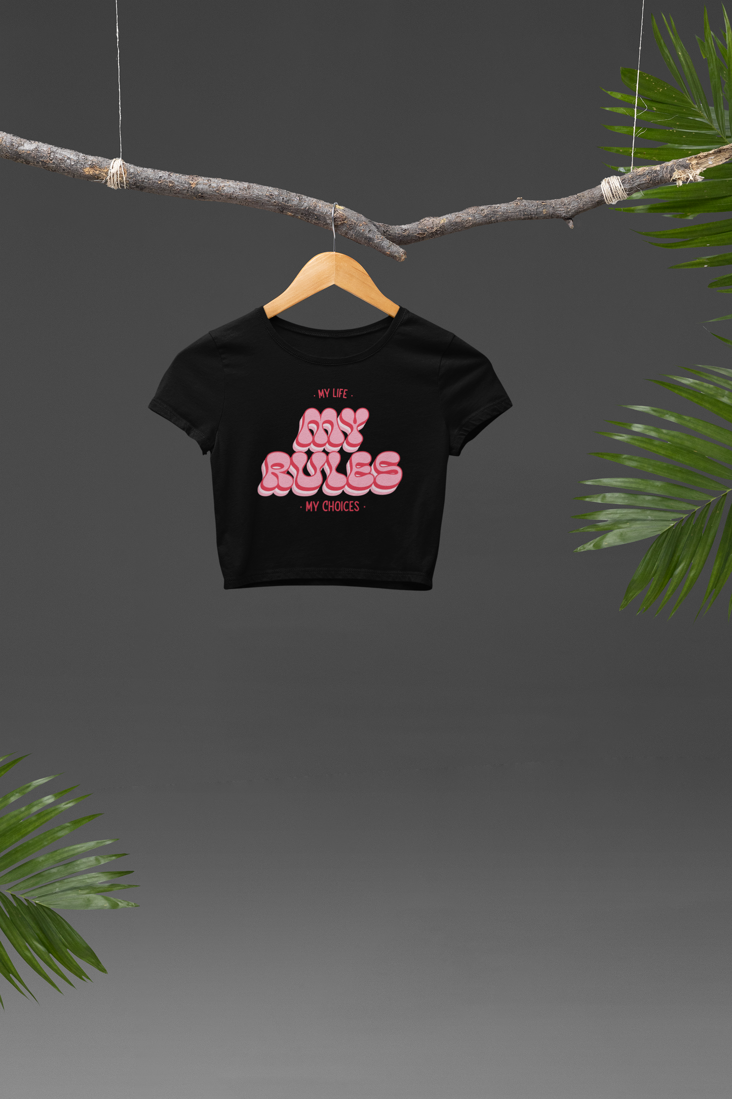 My Rules Crop T-shirt
