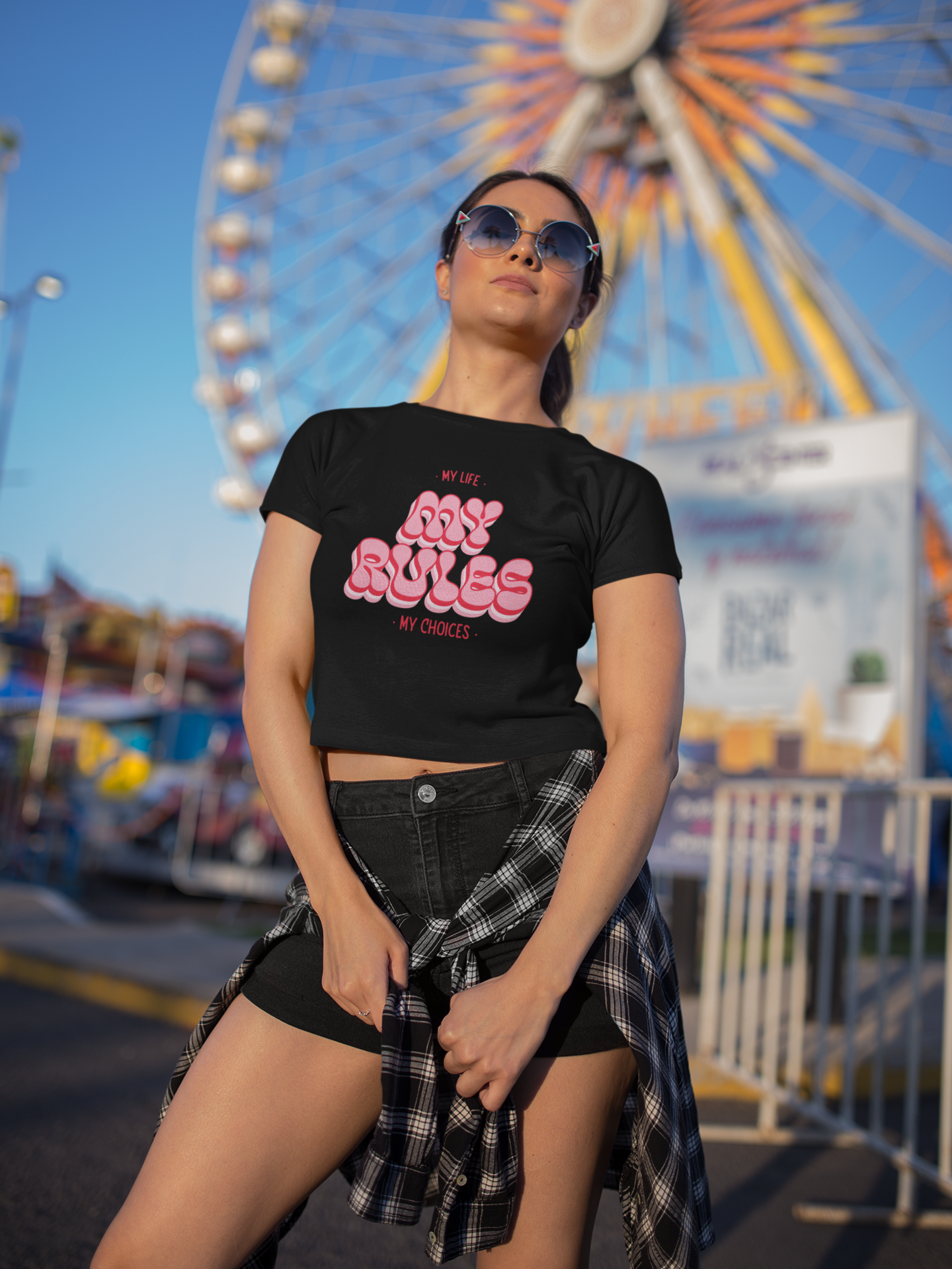 My Rules Crop T-shirt