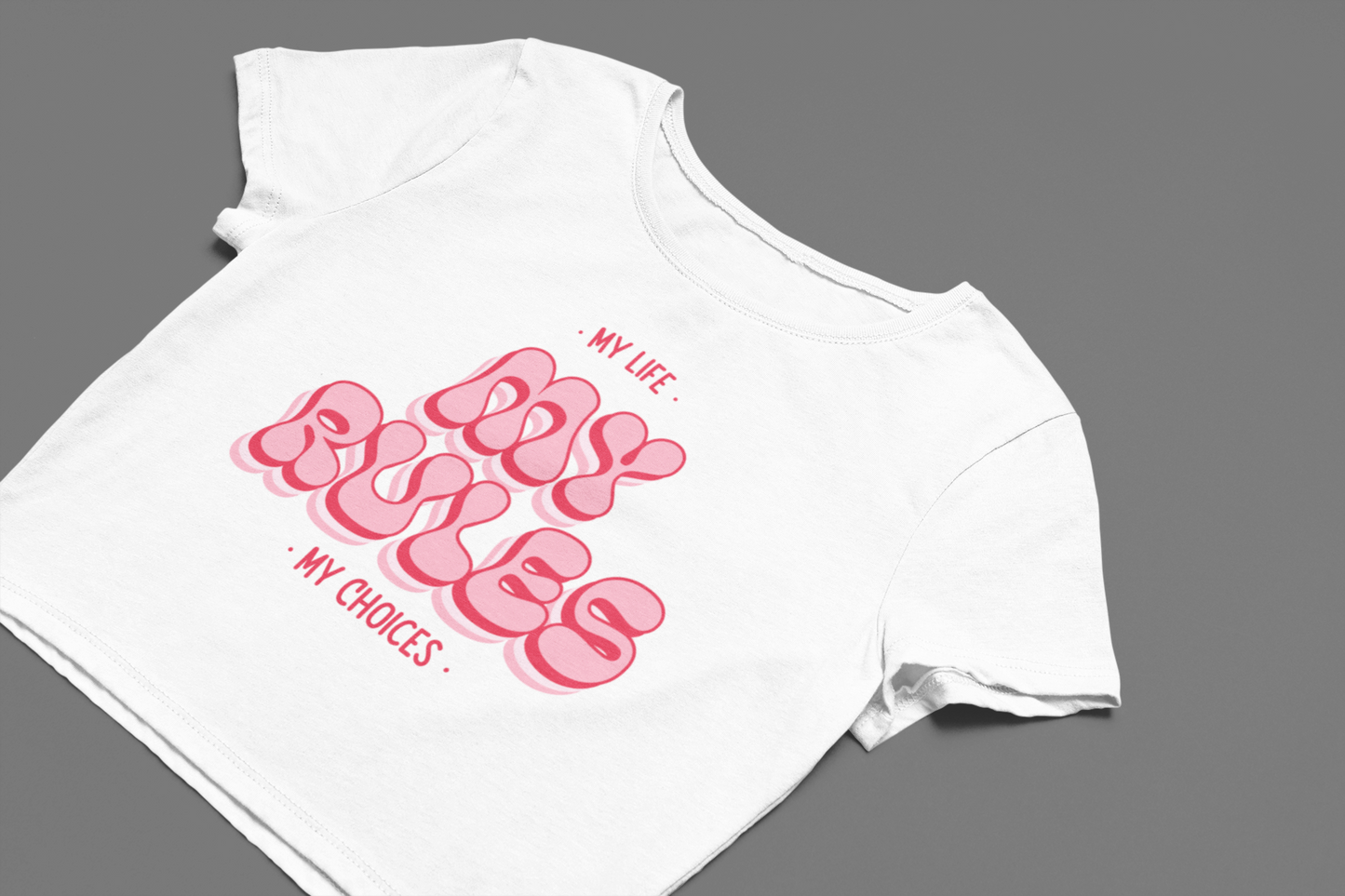 My Rules Crop T-shirt