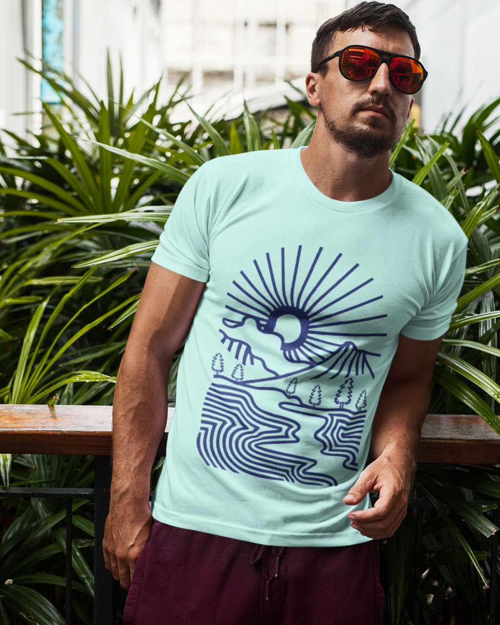 Azure Peaks Men's T-shirt