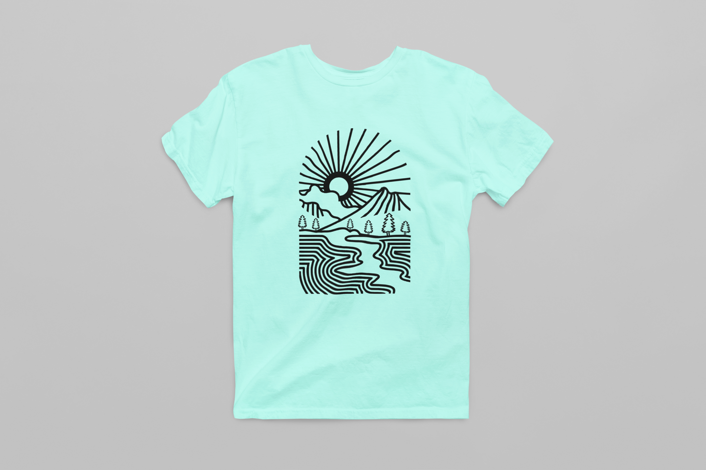 Eclipse Peaks Men's T-shirt