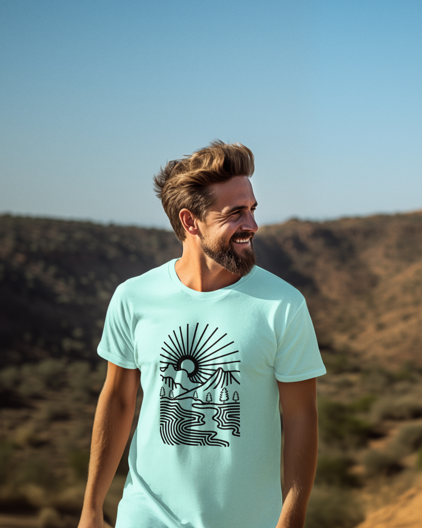 Eclipse Peaks Men's T-shirt