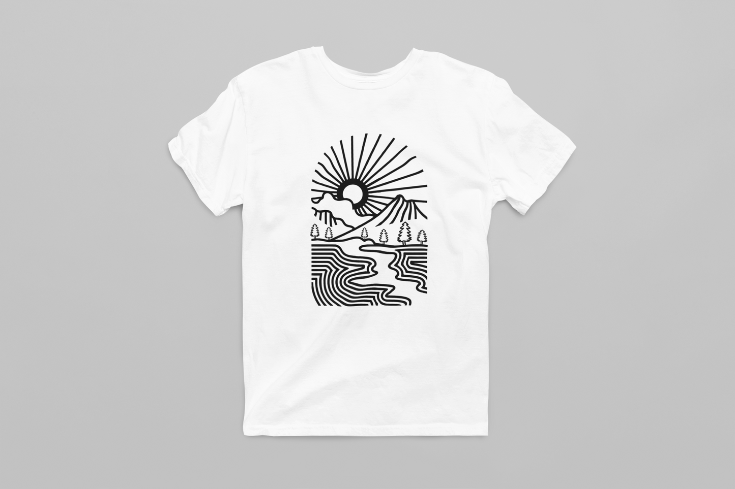 Eclipse Peaks Men's T-shirt