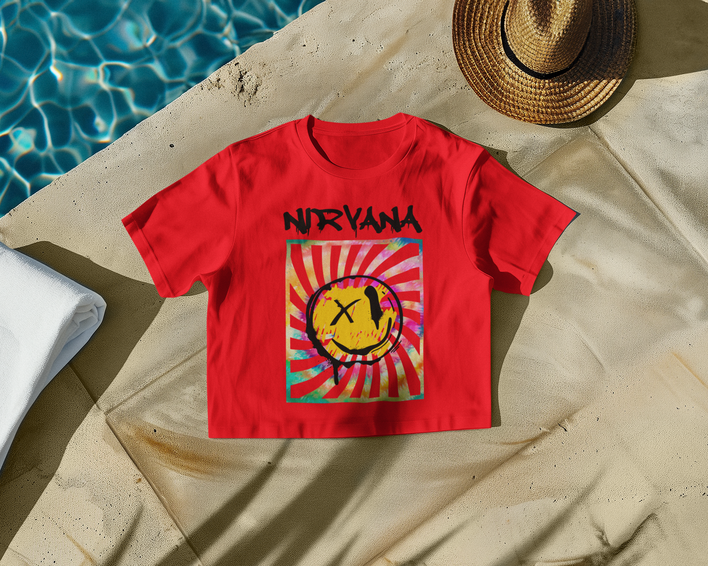 Nirvana Crop T-shirt