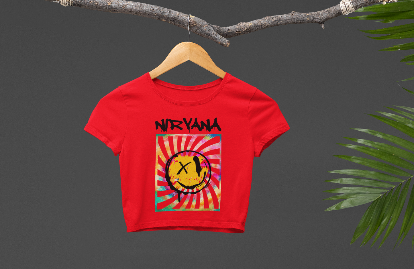 Nirvana Crop T-shirt