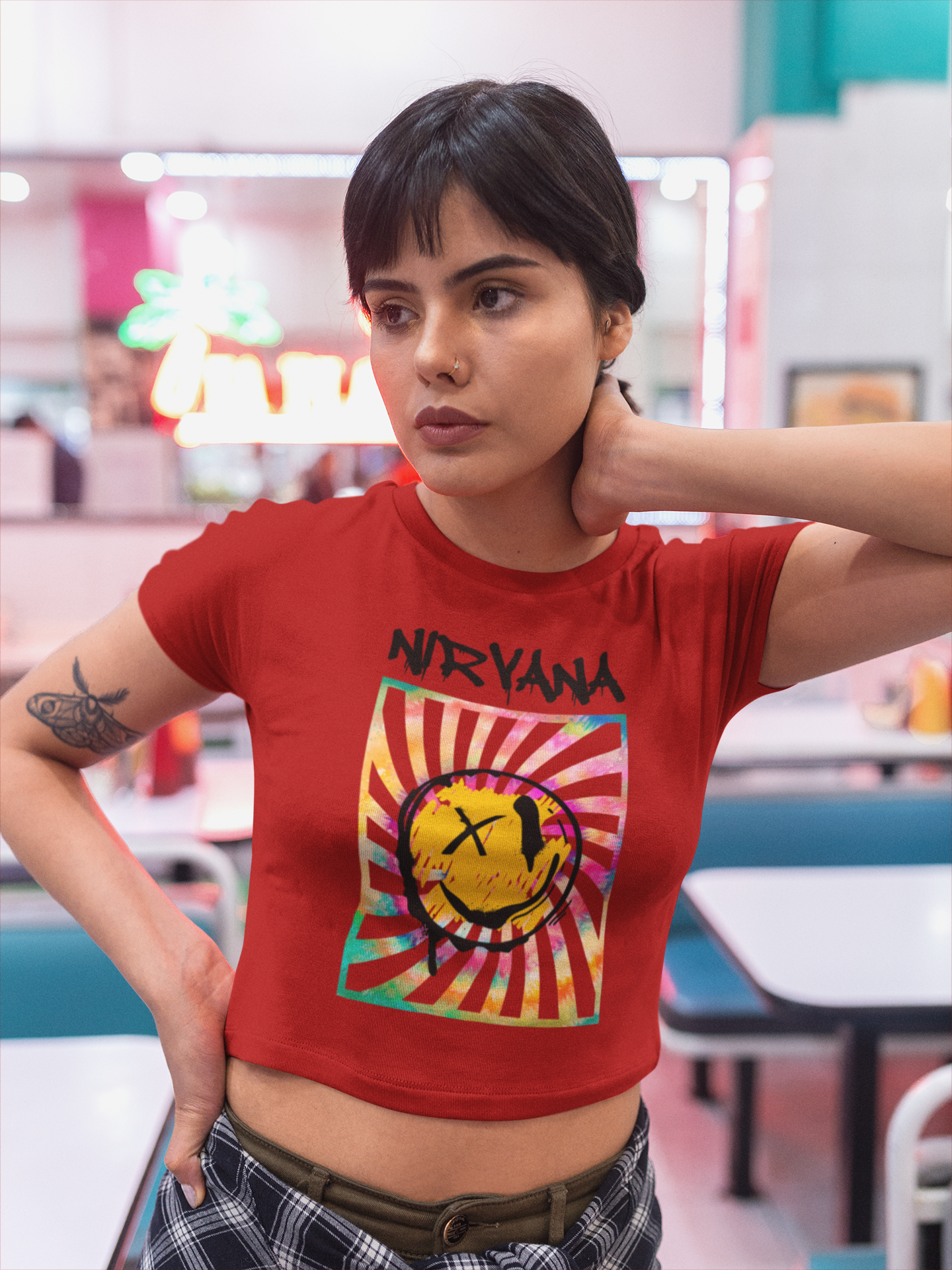 Nirvana Crop T-shirt