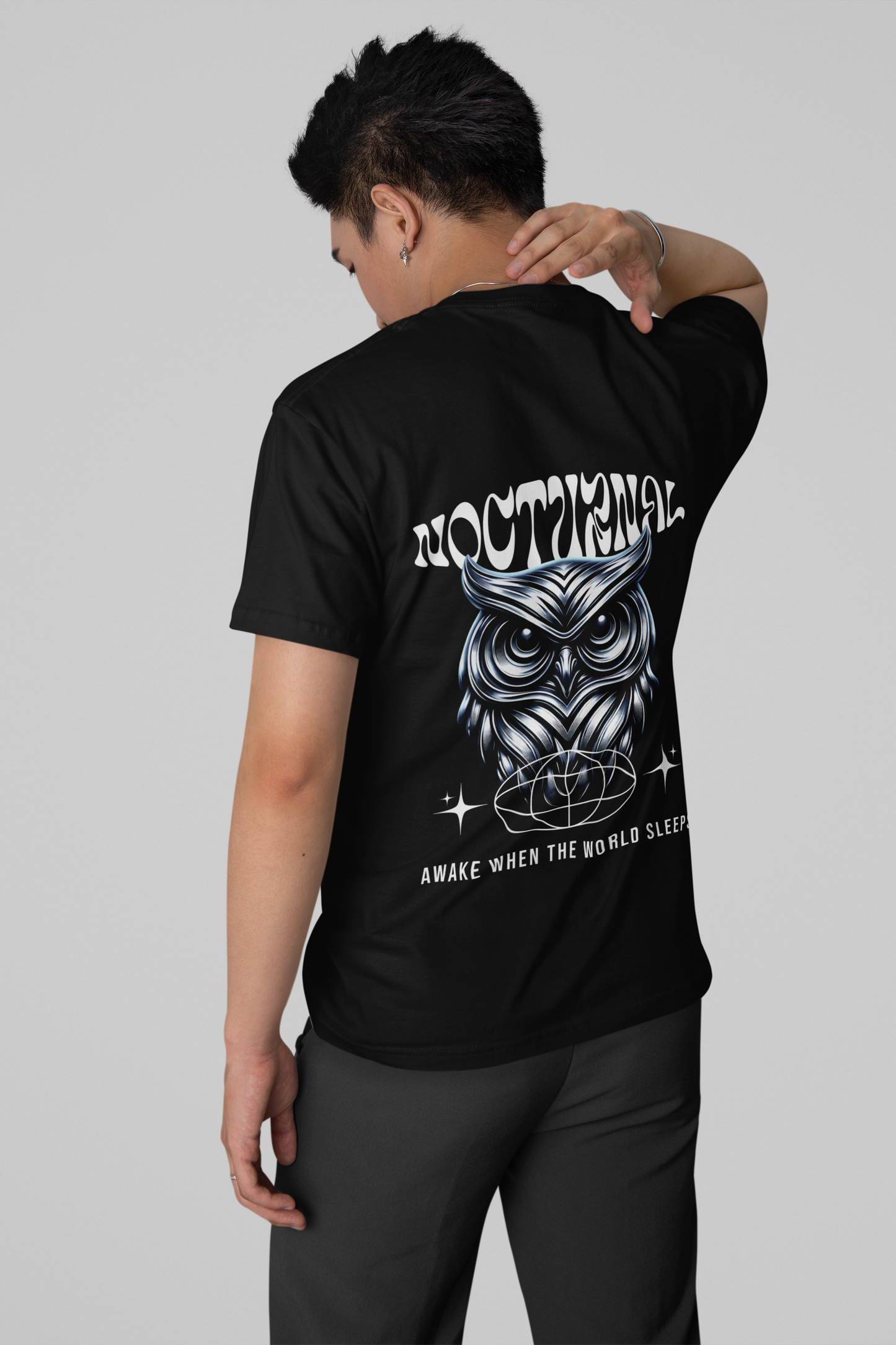 Nocturnal Owl Oversized T-shirt