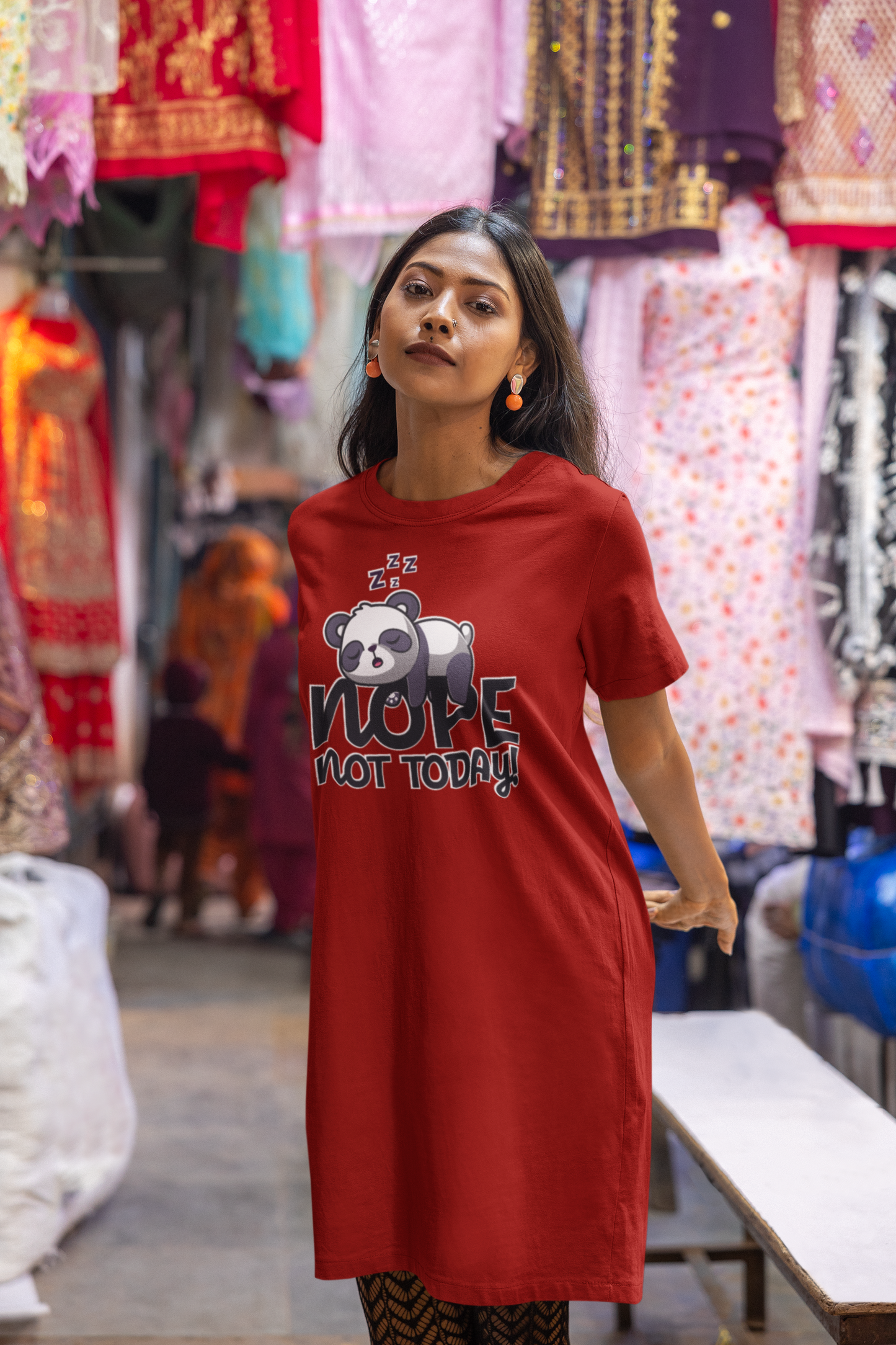 Nope, not Today T-shirt Dress