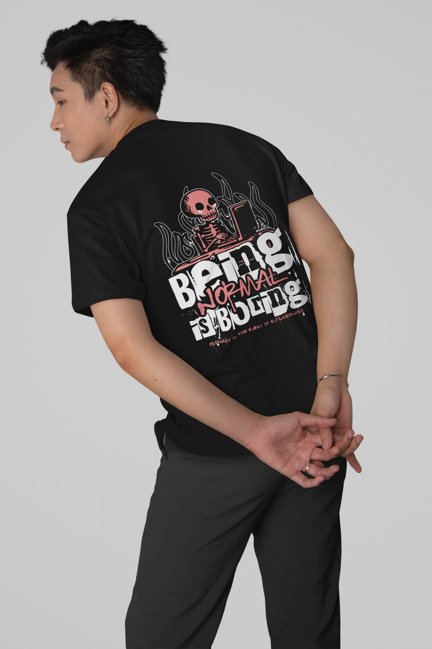 Being Normal is Boring Oversized T-shirt