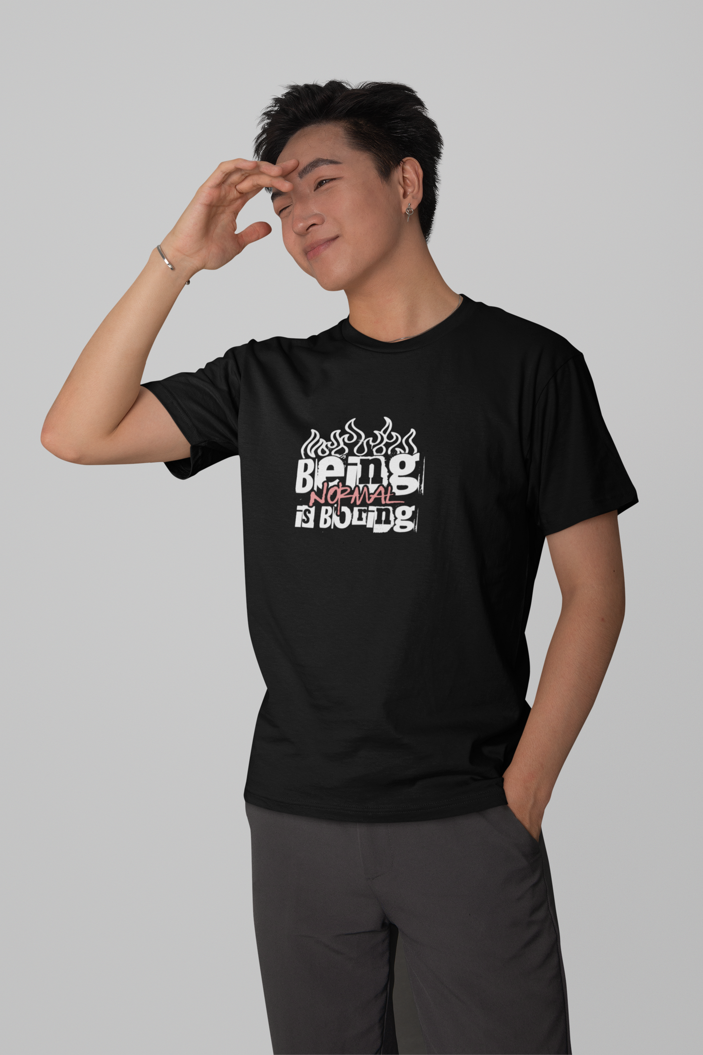 Being Normal is Boring Oversized T-shirt