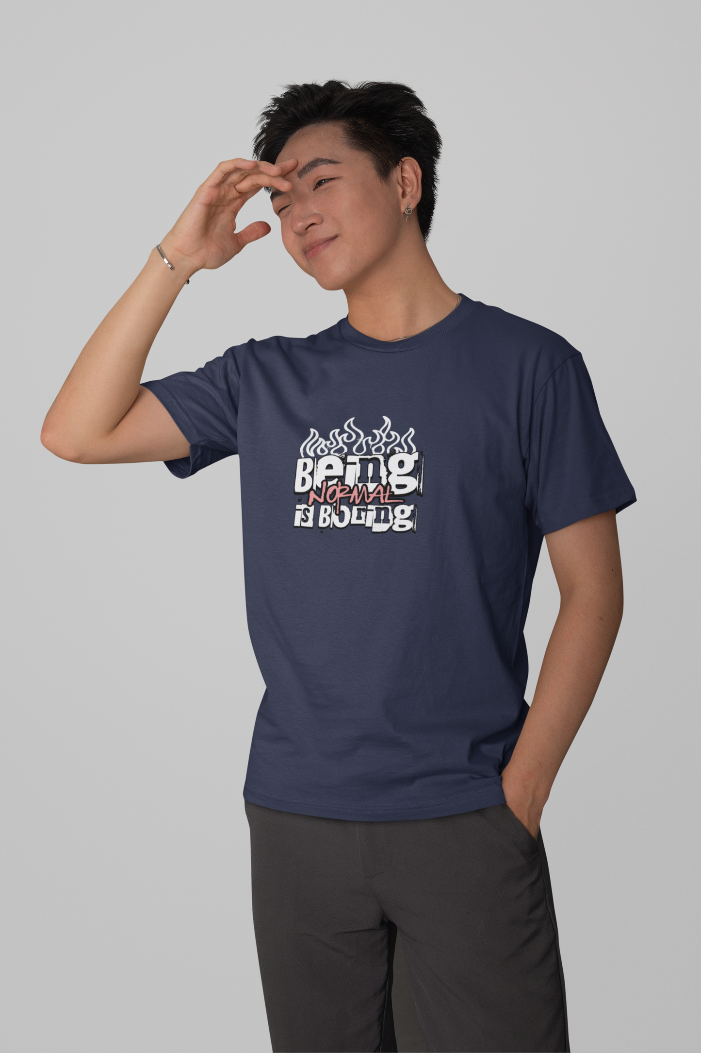 Being Normal is Boring Oversized T-shirt