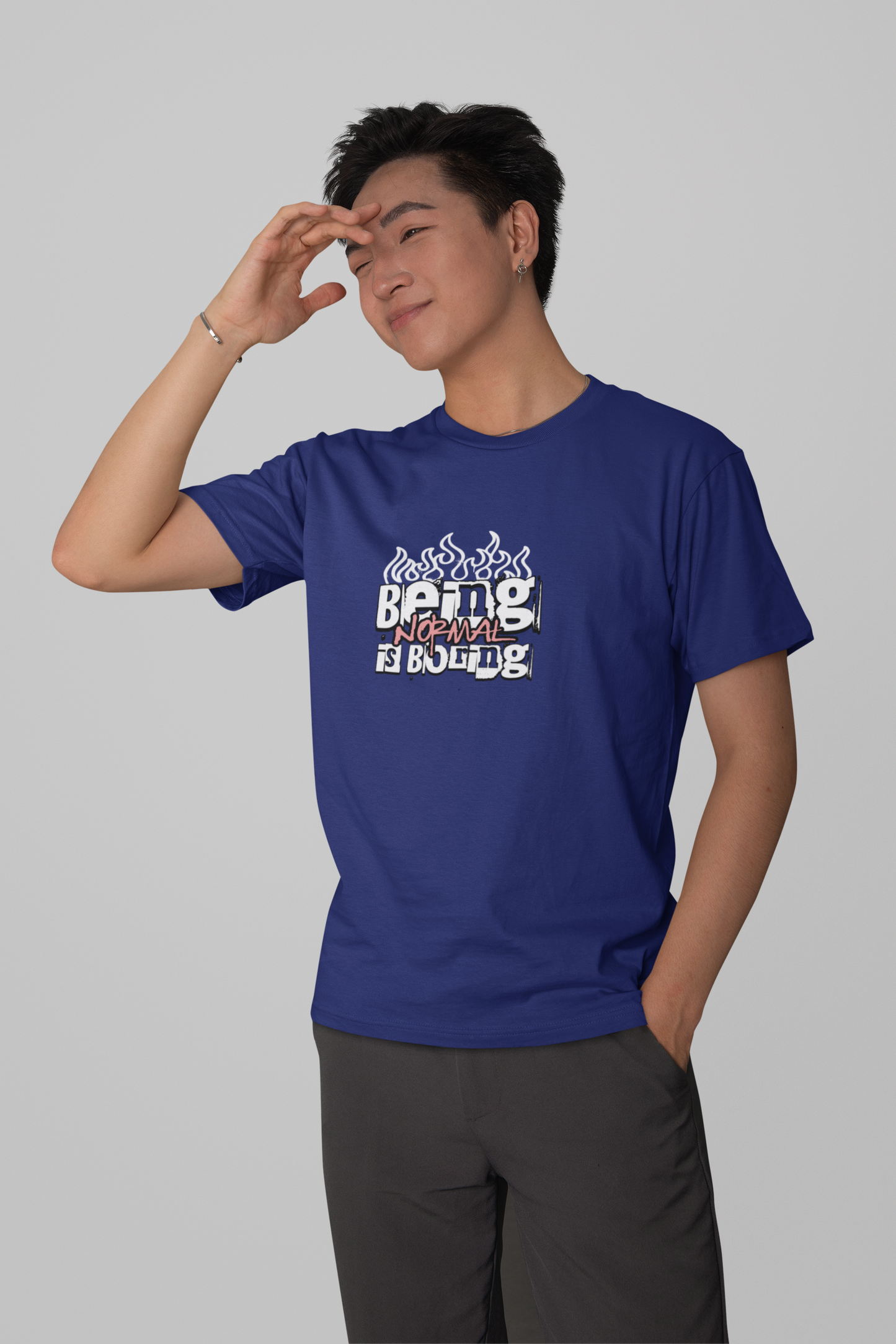 Being Normal is Boring Oversized T-shirt
