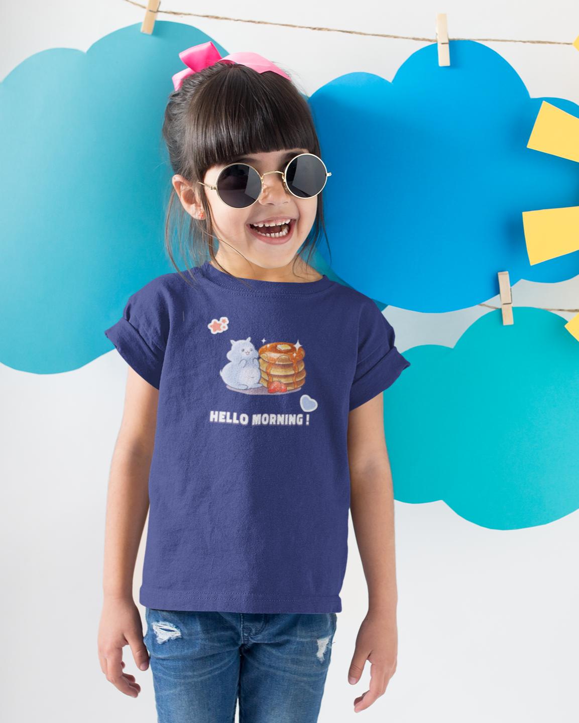 Hello Morning Girl's T-shirt