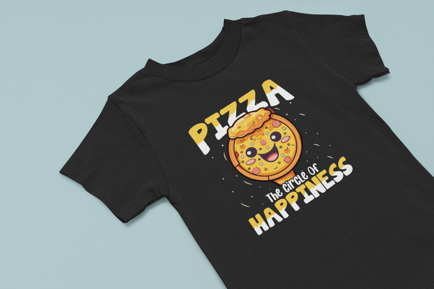 Pizza - Circle of Happiness Boy's T-shirt