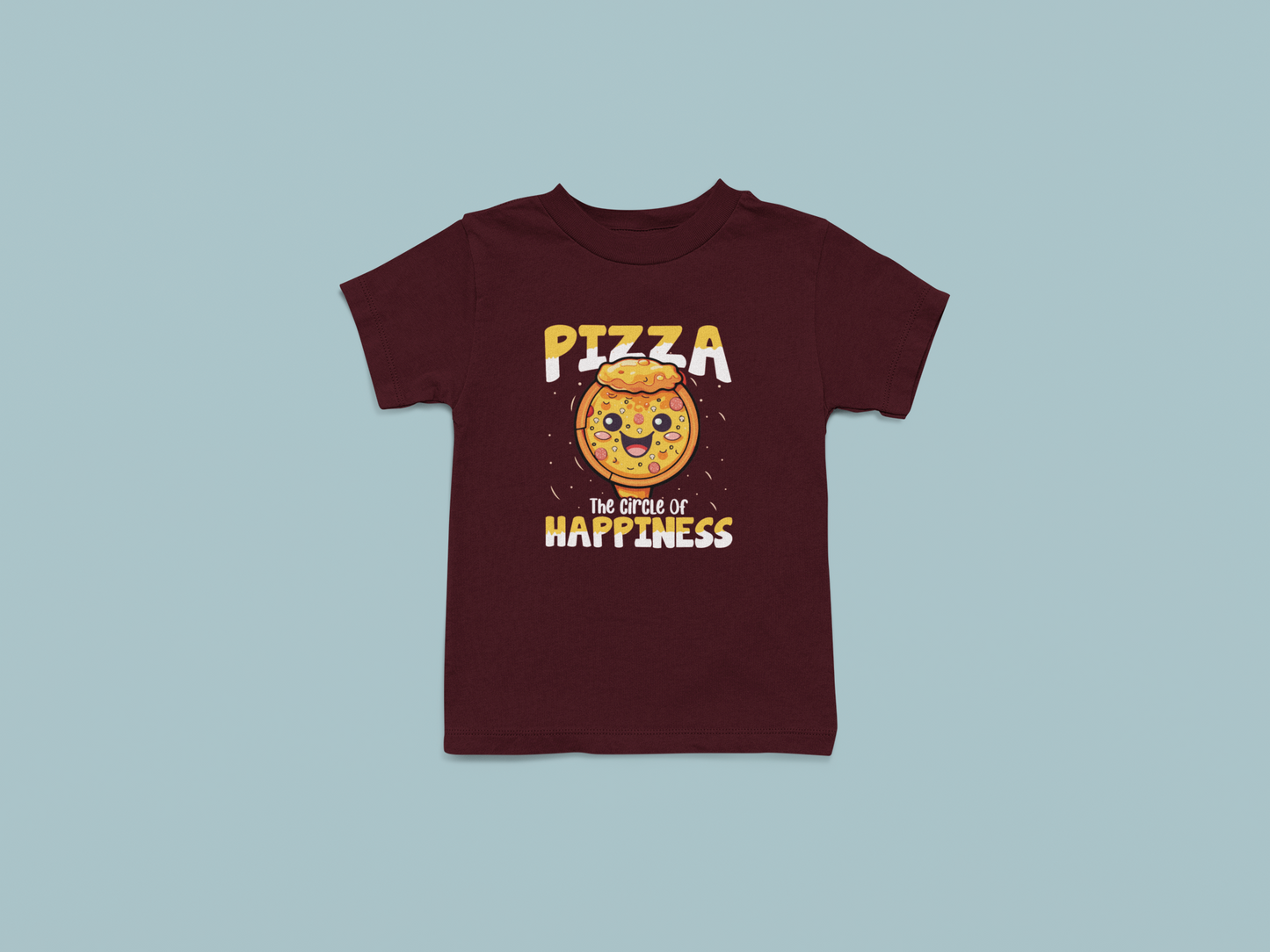 Pizza - Circle of Happiness Boy's T-shirt