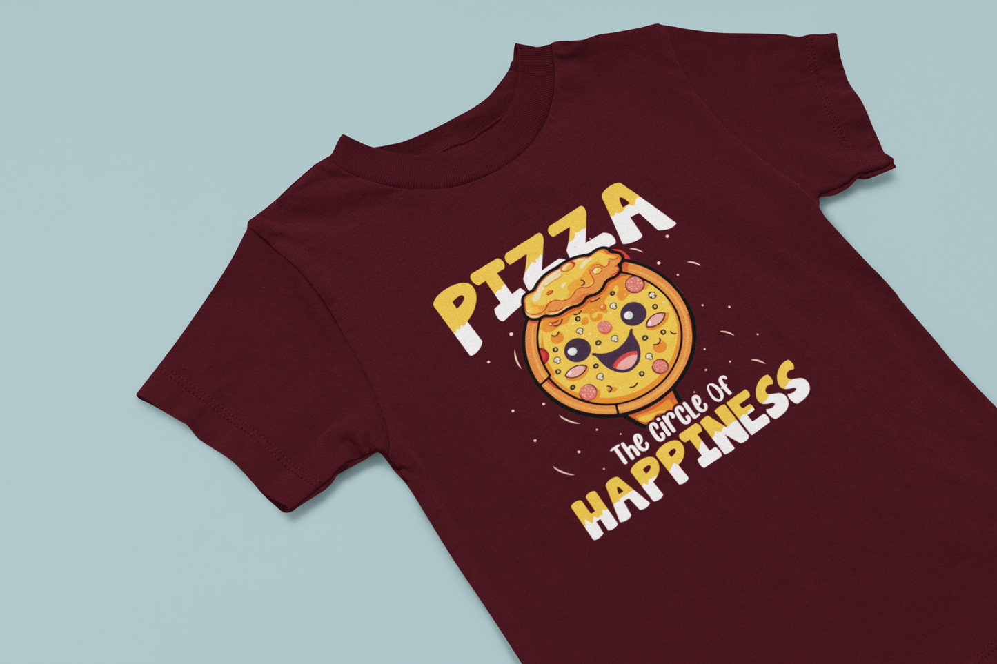 Pizza - Circle of Happiness Boy's T-shirt