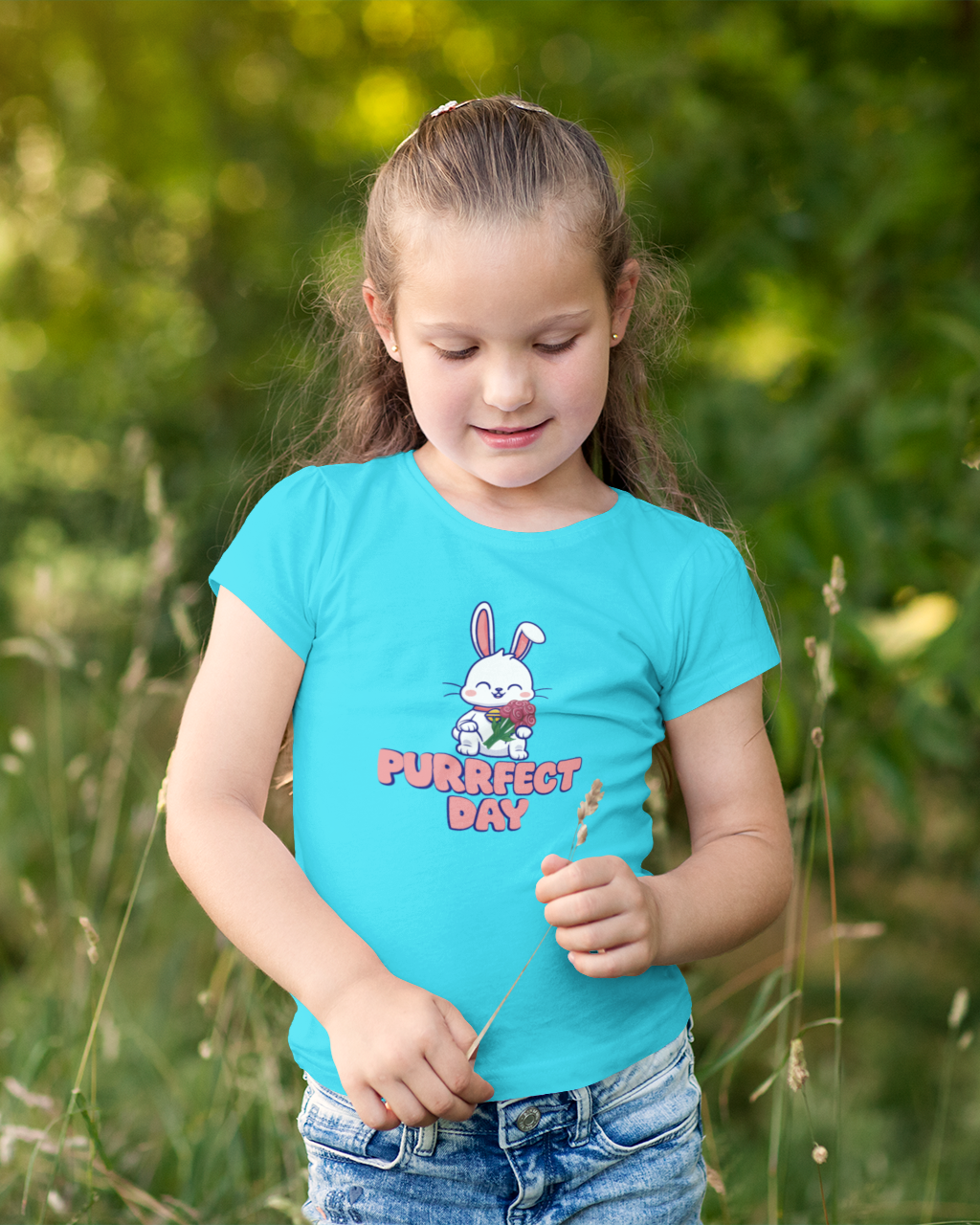 Purrfect Day Girl's T-shirt