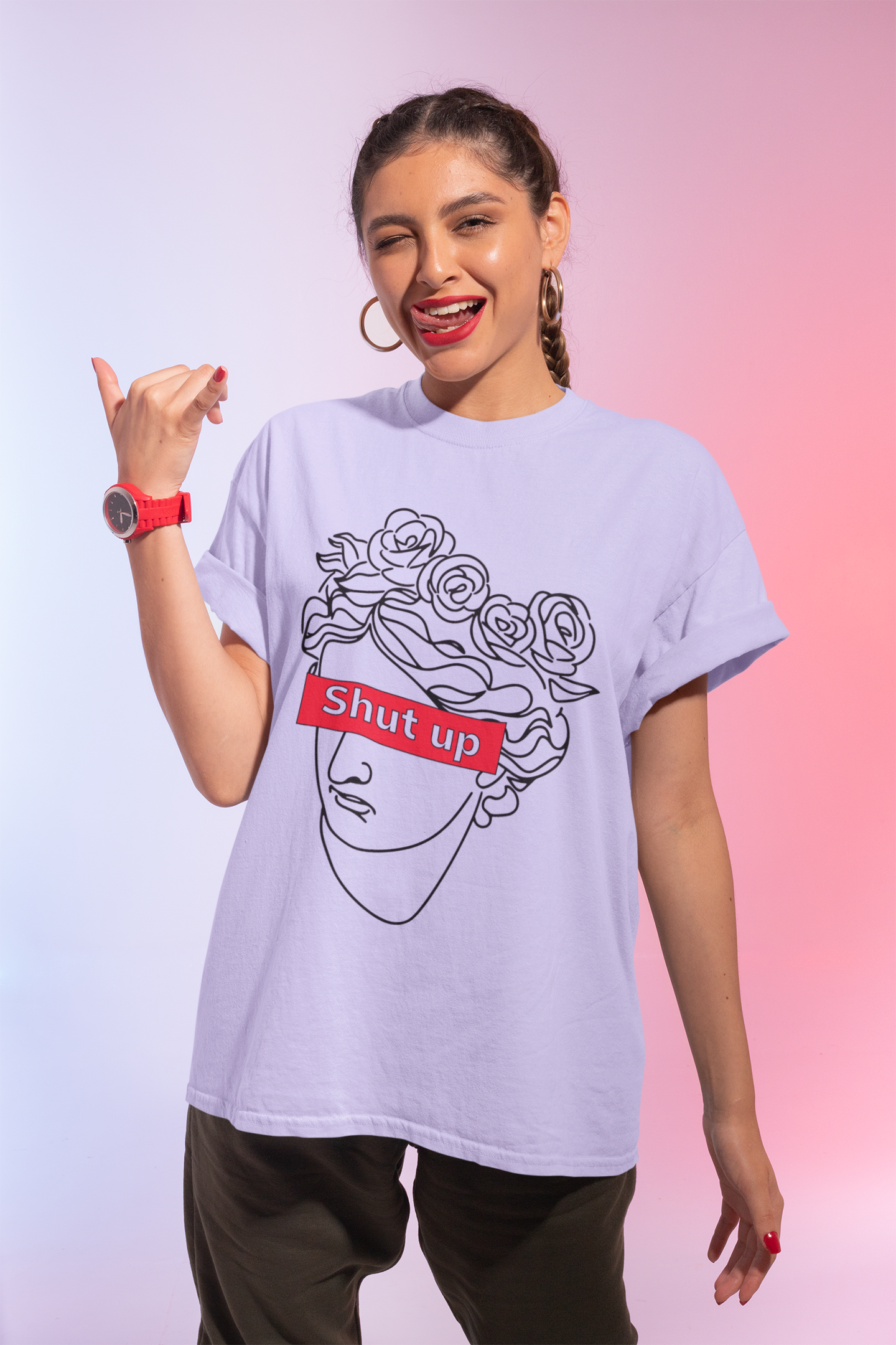 Shut up Oversized T-shirt