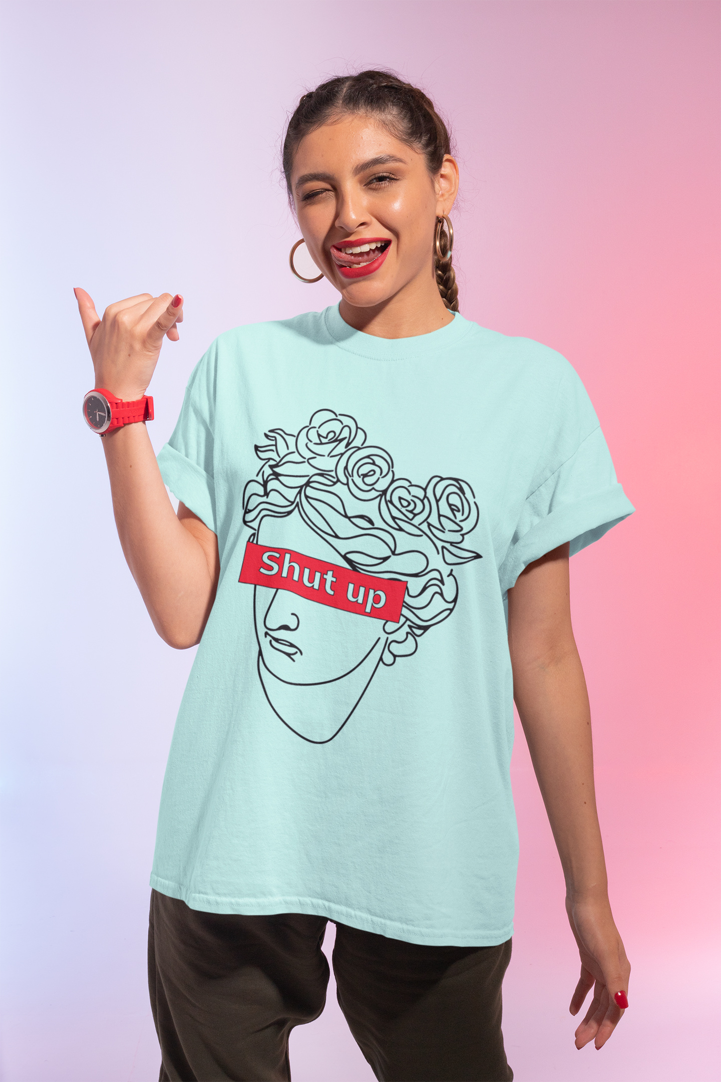 Shut up Oversized T-shirt