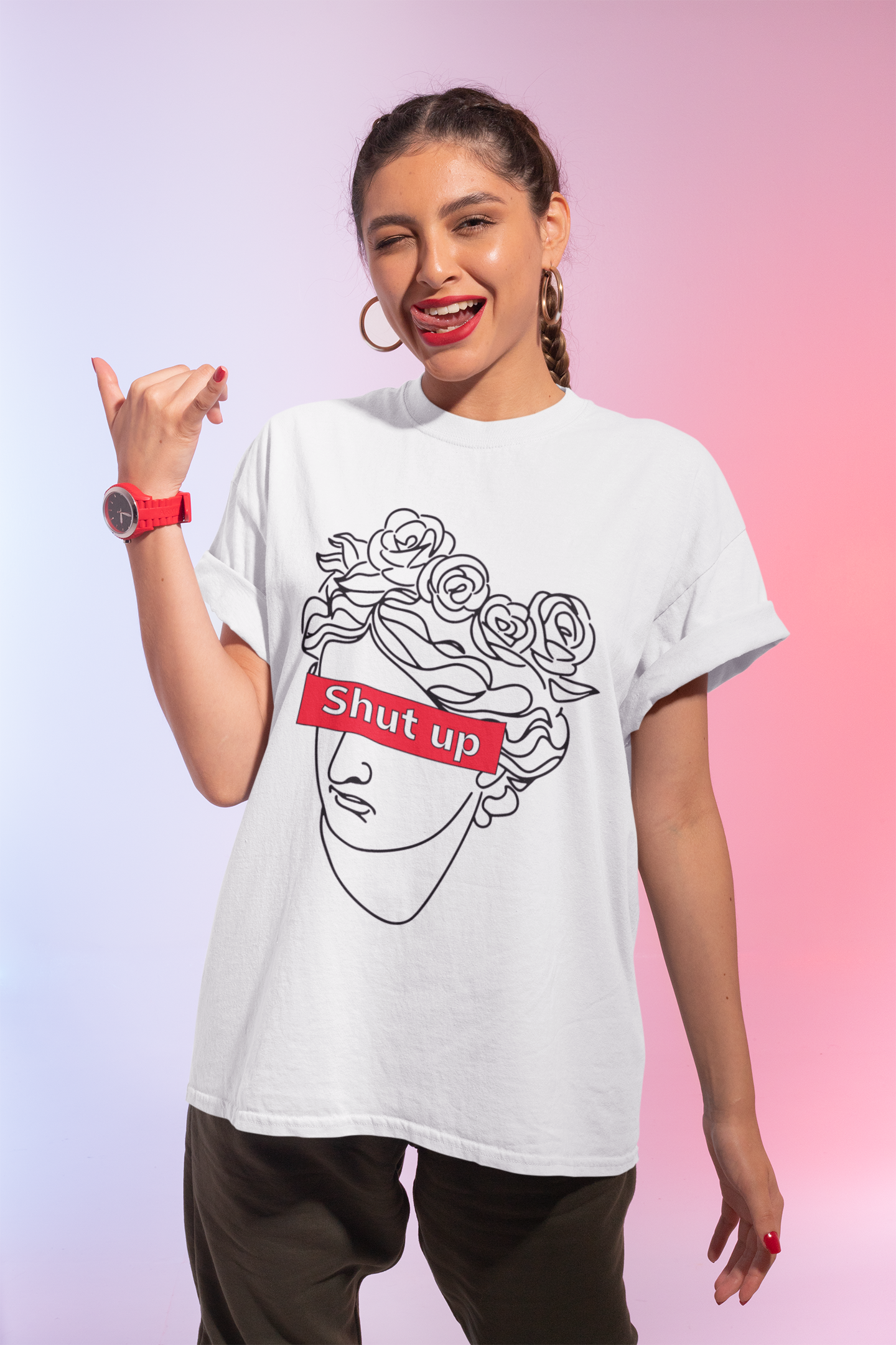 Shut up Oversized T-shirt