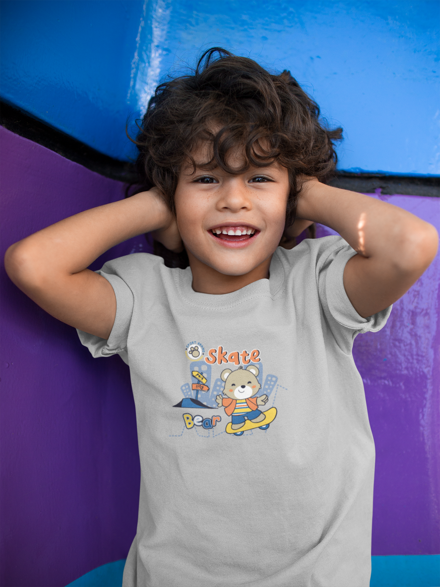 Skate Bear Boy's T-shirt