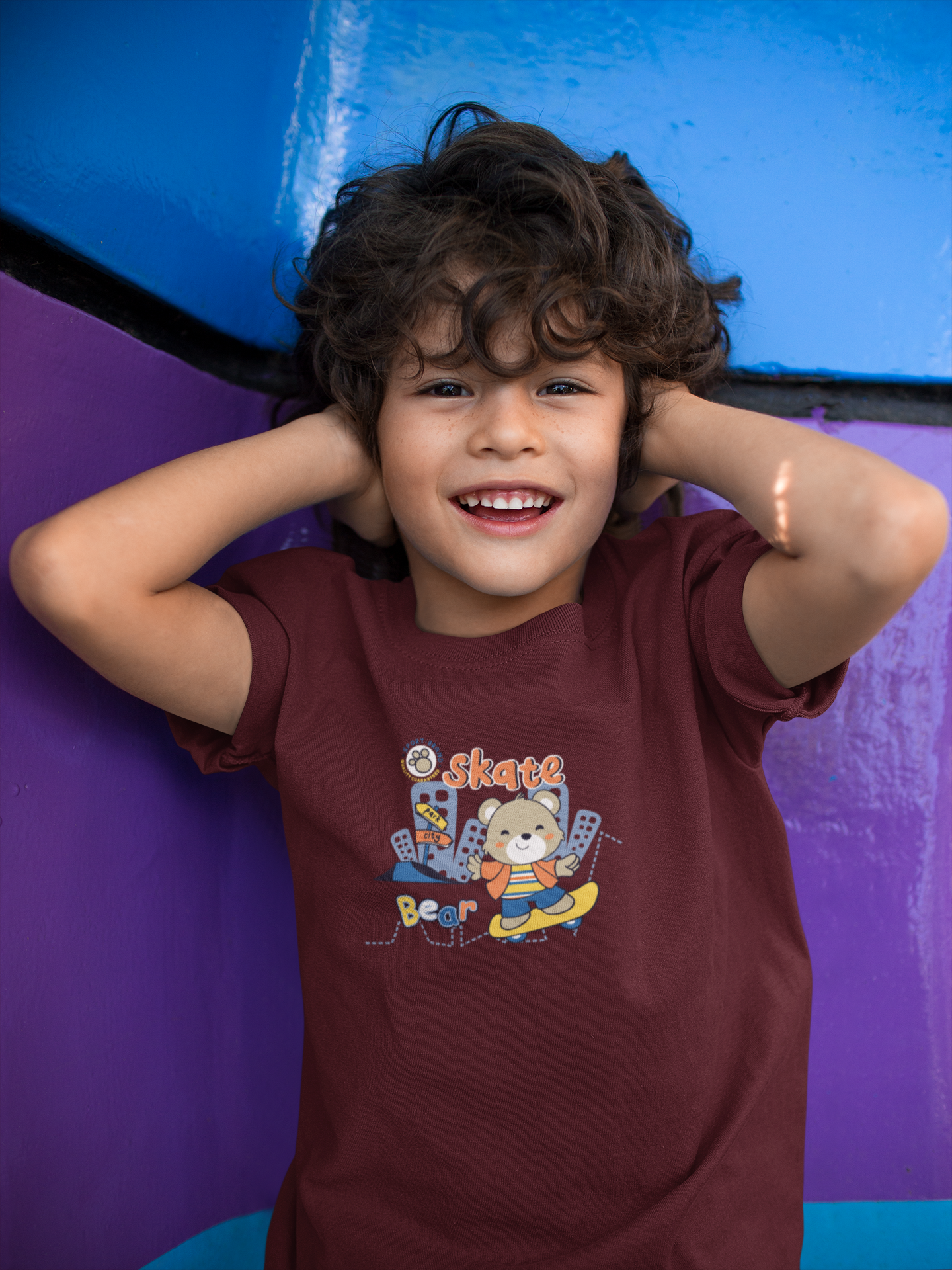 Skate Bear Boy's T-shirt