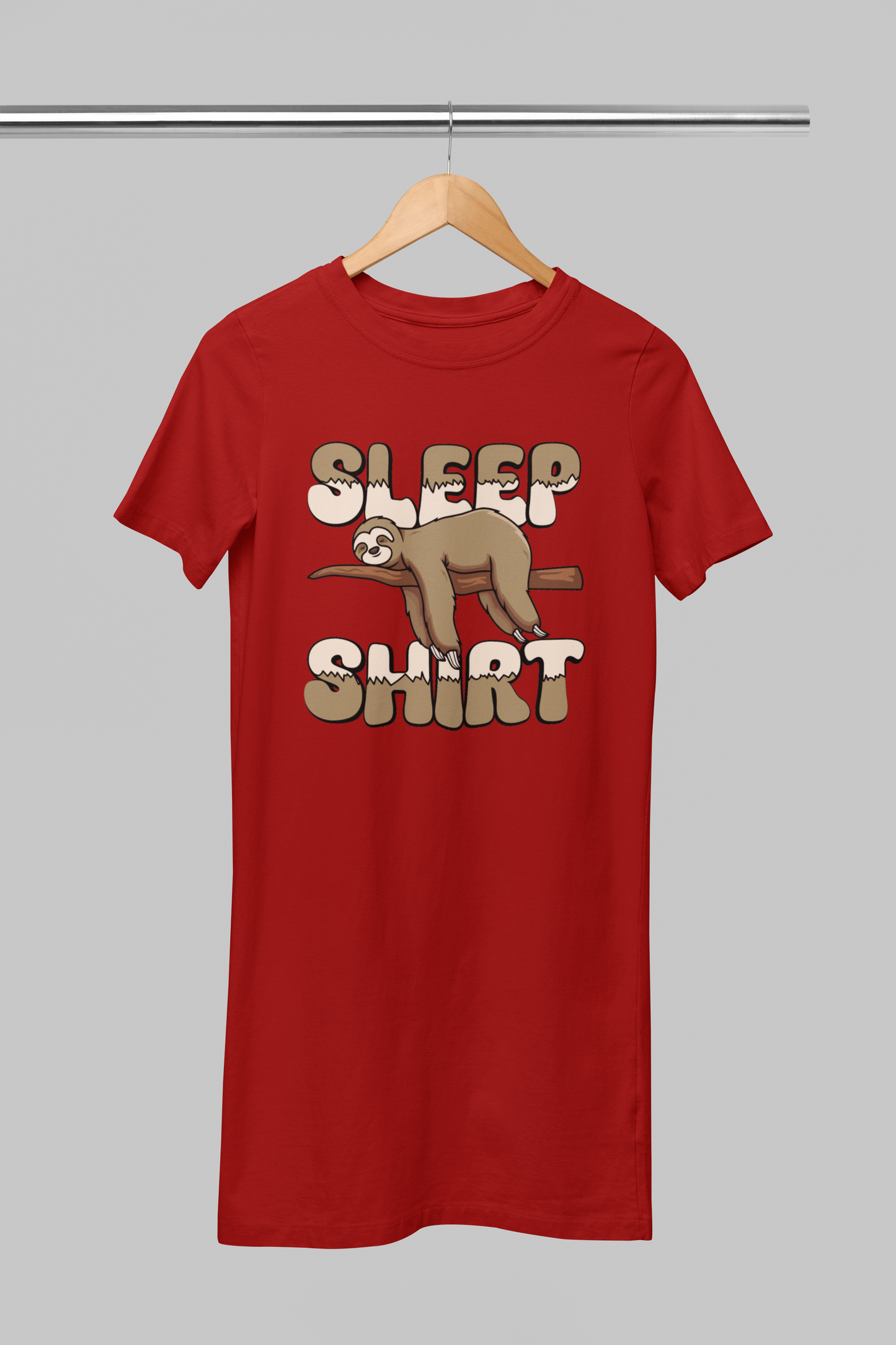 Sleepy Vibes T-shirt Dress