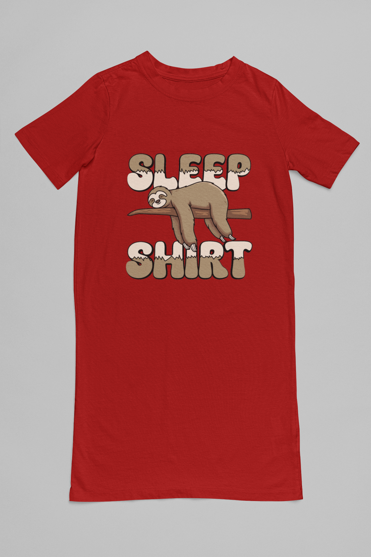 Sleepy Vibes T-shirt Dress