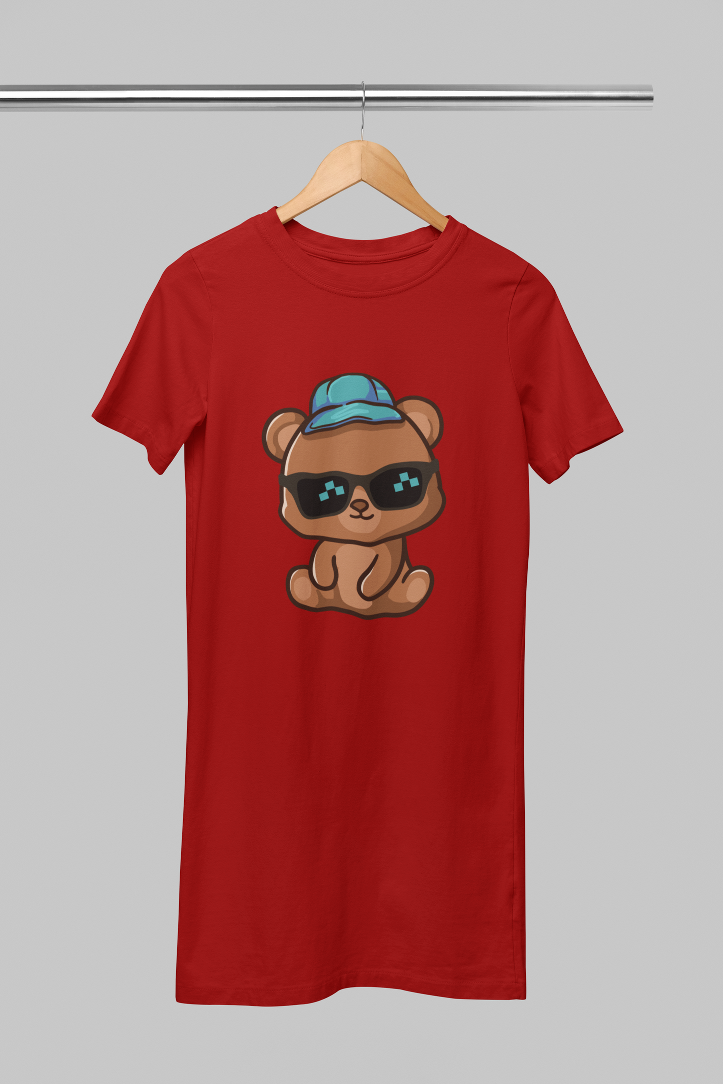 Cool Teddy T-shirt Dress