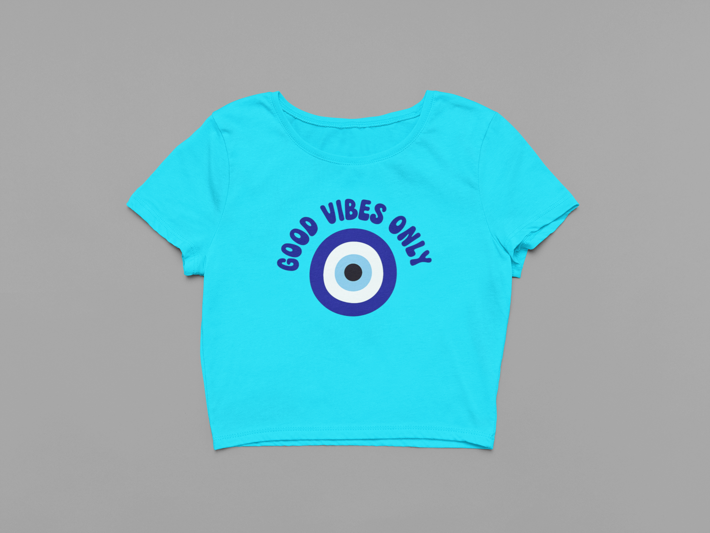 Good Vibes Only Crop T-shirt