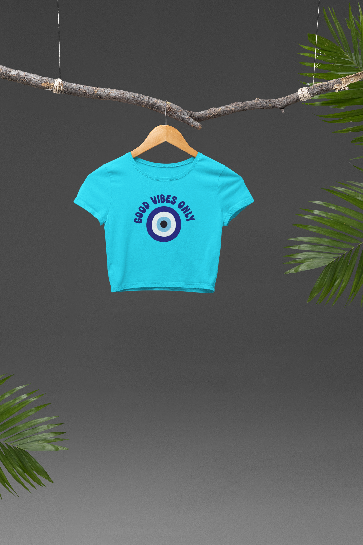 Good Vibes Only Crop T-shirt