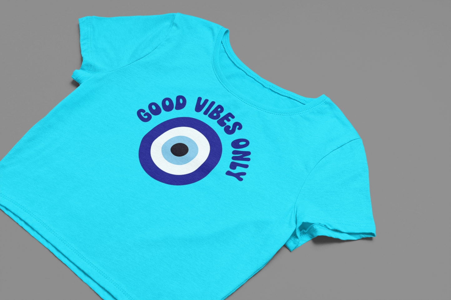 Good Vibes Only Crop T-shirt