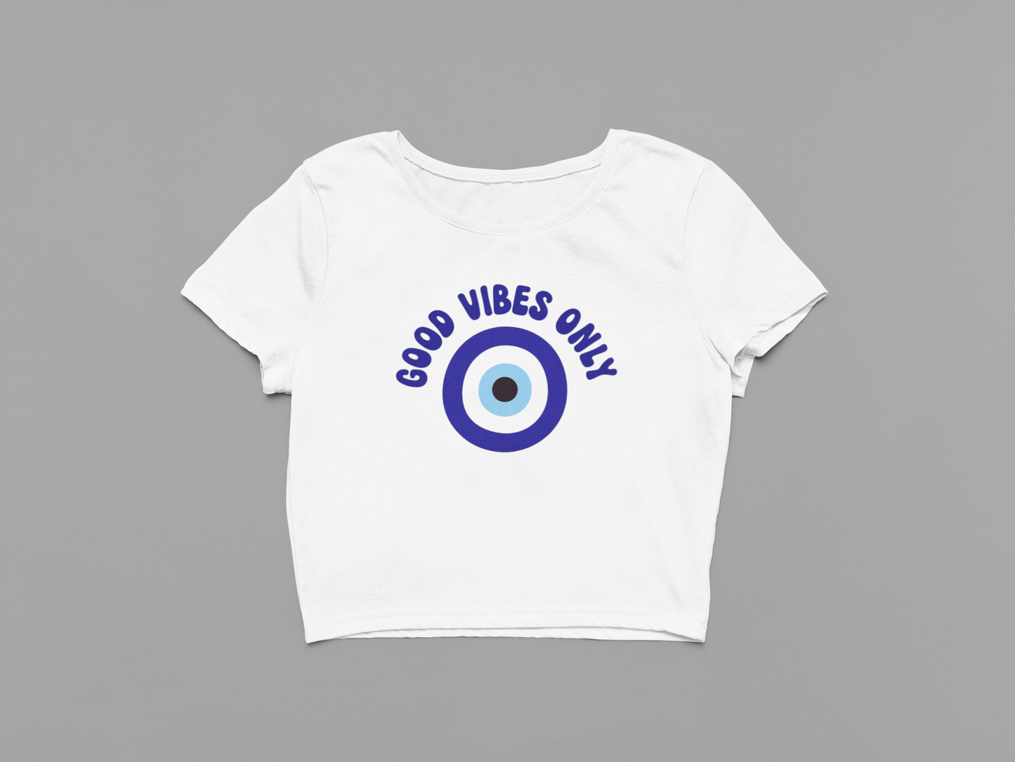 Good Vibes Only Crop T-shirt