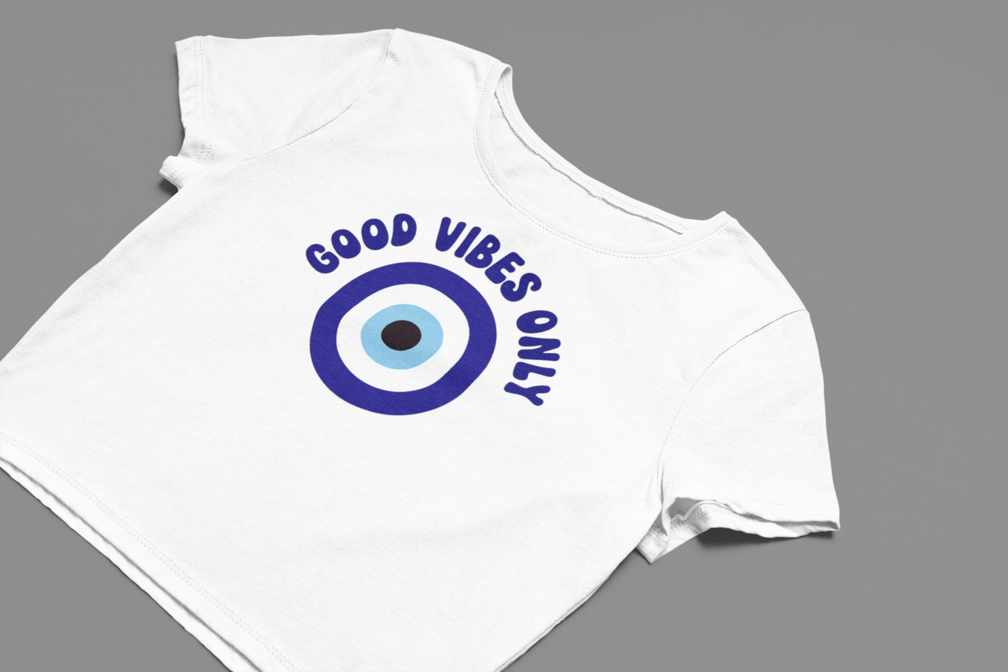 Good Vibes Only Crop T-shirt