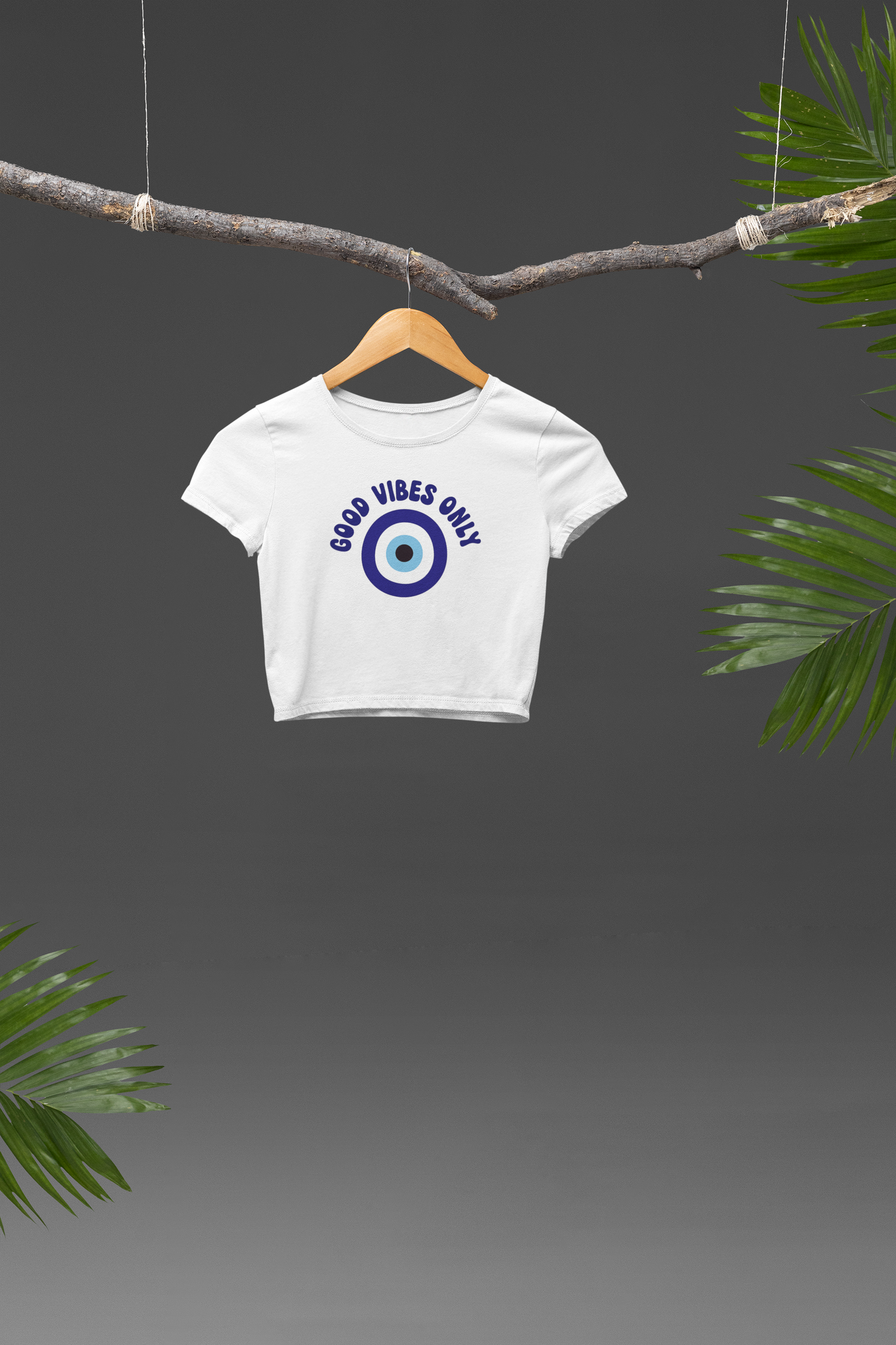 Good Vibes Only Crop T-shirt