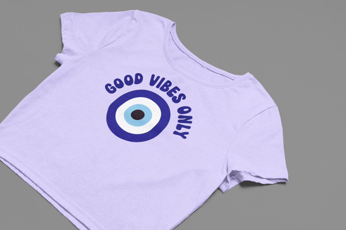 Good Vibes Only Crop T-shirt