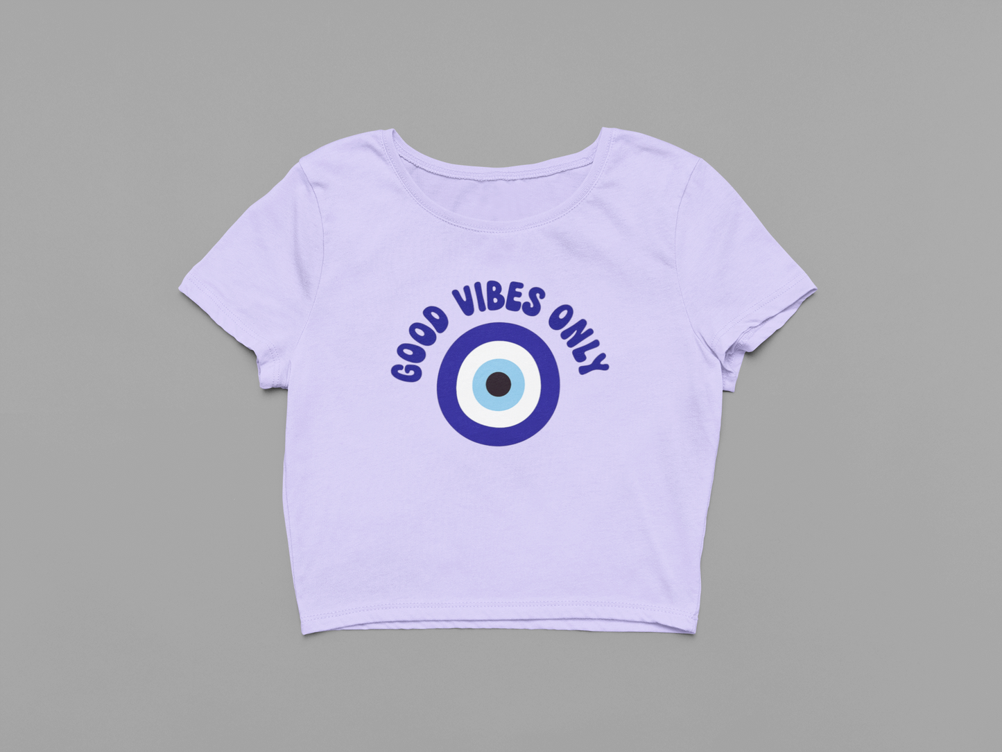 Good Vibes Only Crop T-shirt